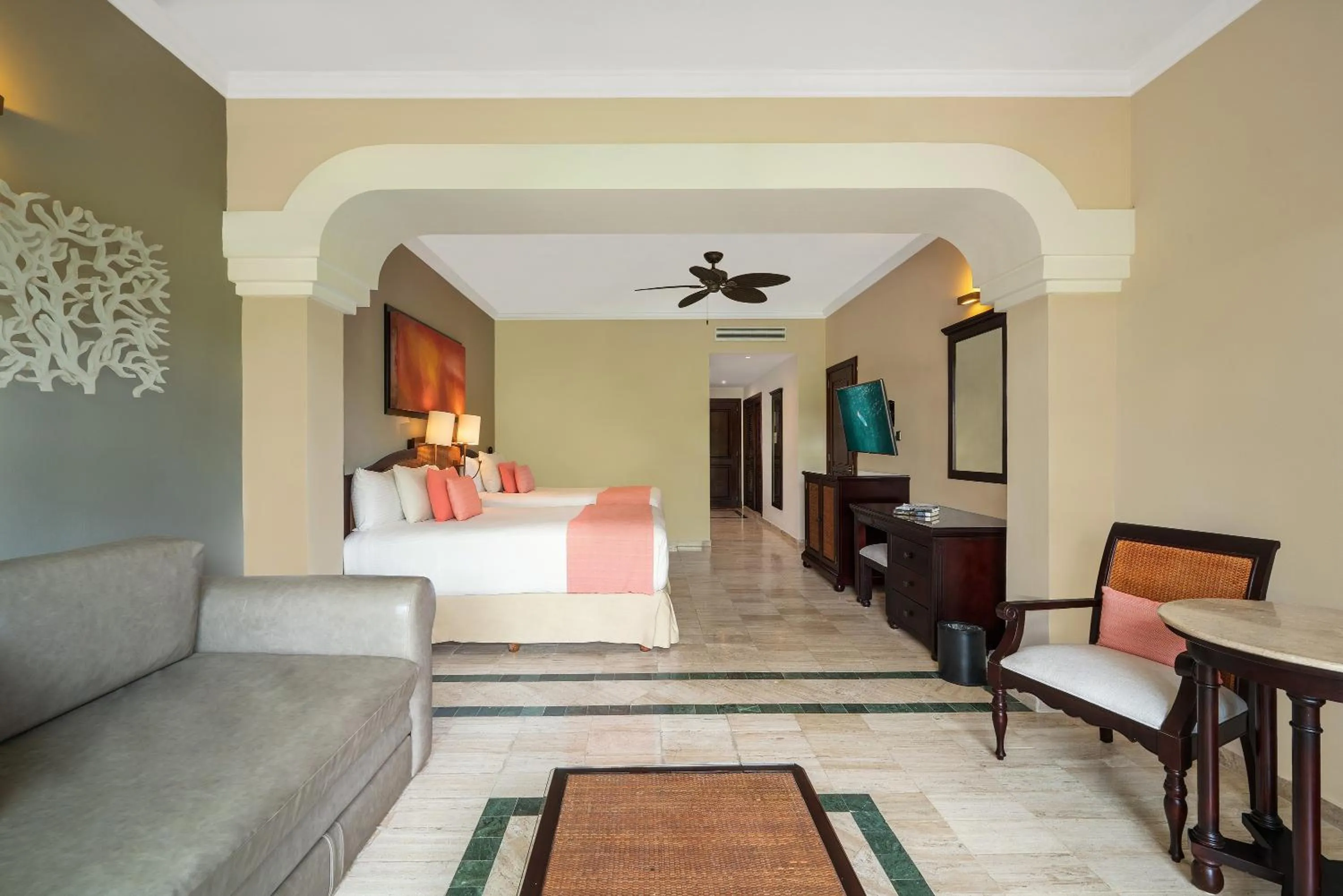 Bed in Grand Palladium Select White Sand Resort & Spa - All Inclusive