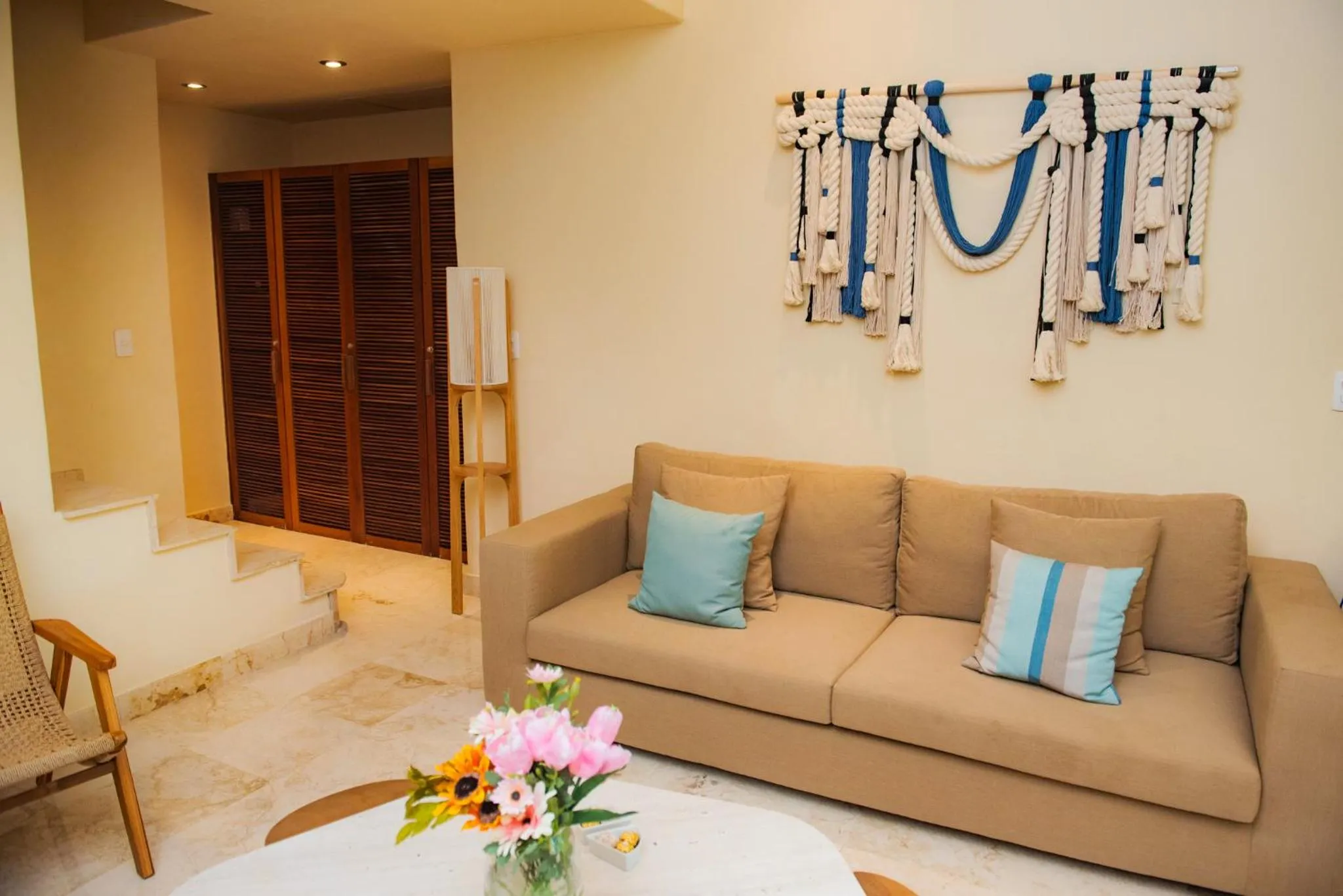 Living room in Porto Playa Condo Hotel and Beach Club