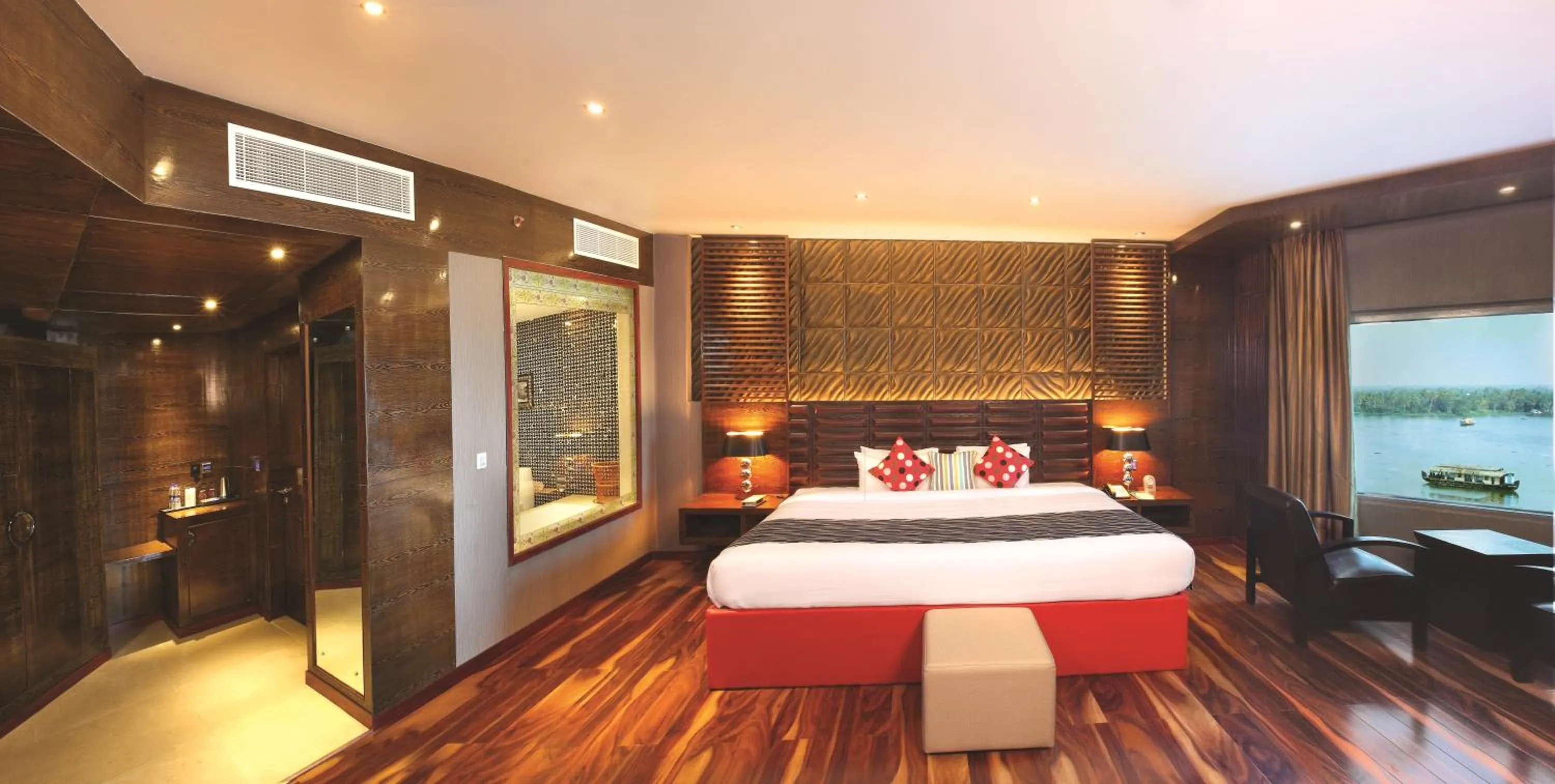 Photo of the whole room, Bed in Ramada by Wyndham Alleppey
