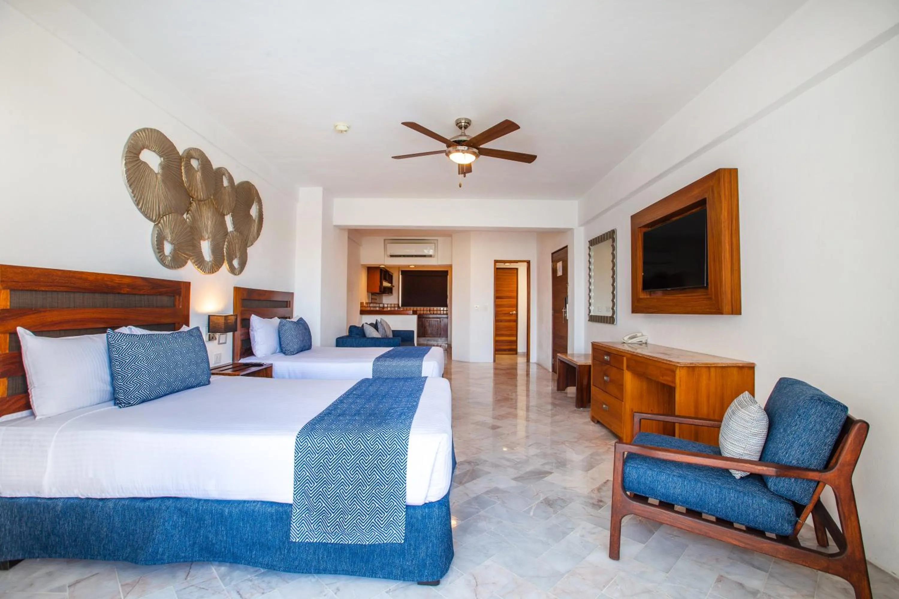 Bed in Vamar Vallarta All Inclusive Marina & Beach Resort