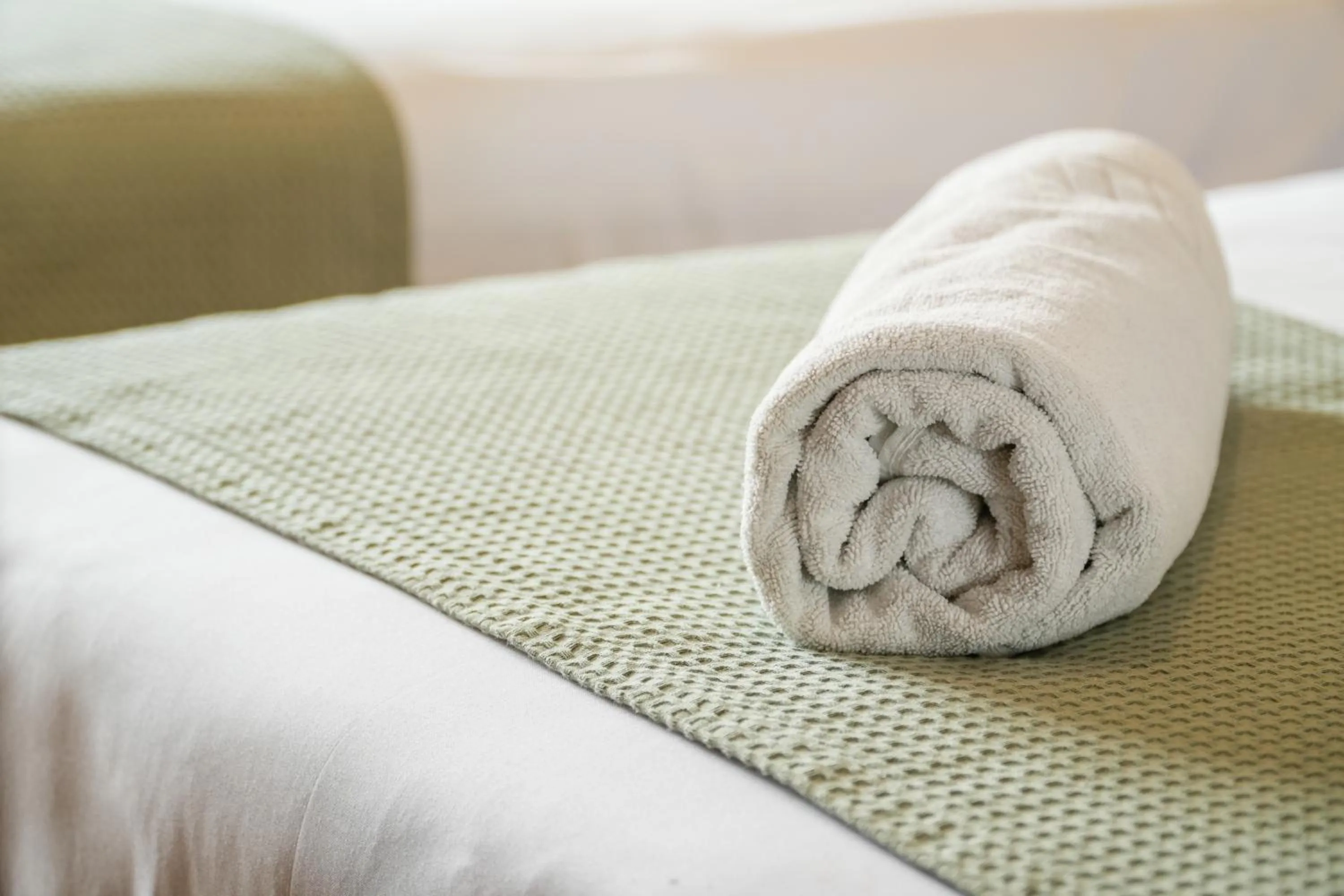 Bed in Pousada Parque das Flores