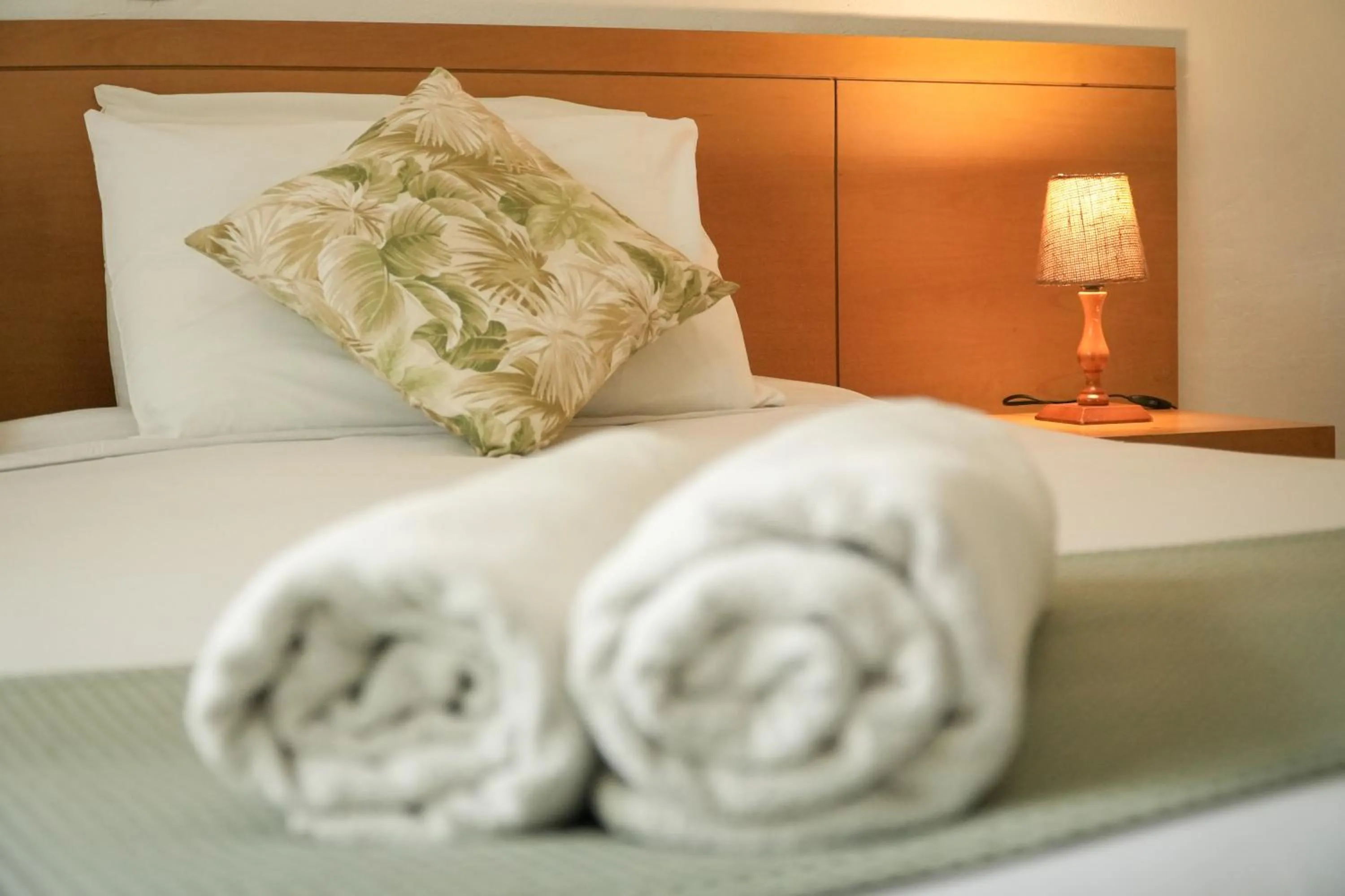 Bed in Pousada Parque das Flores