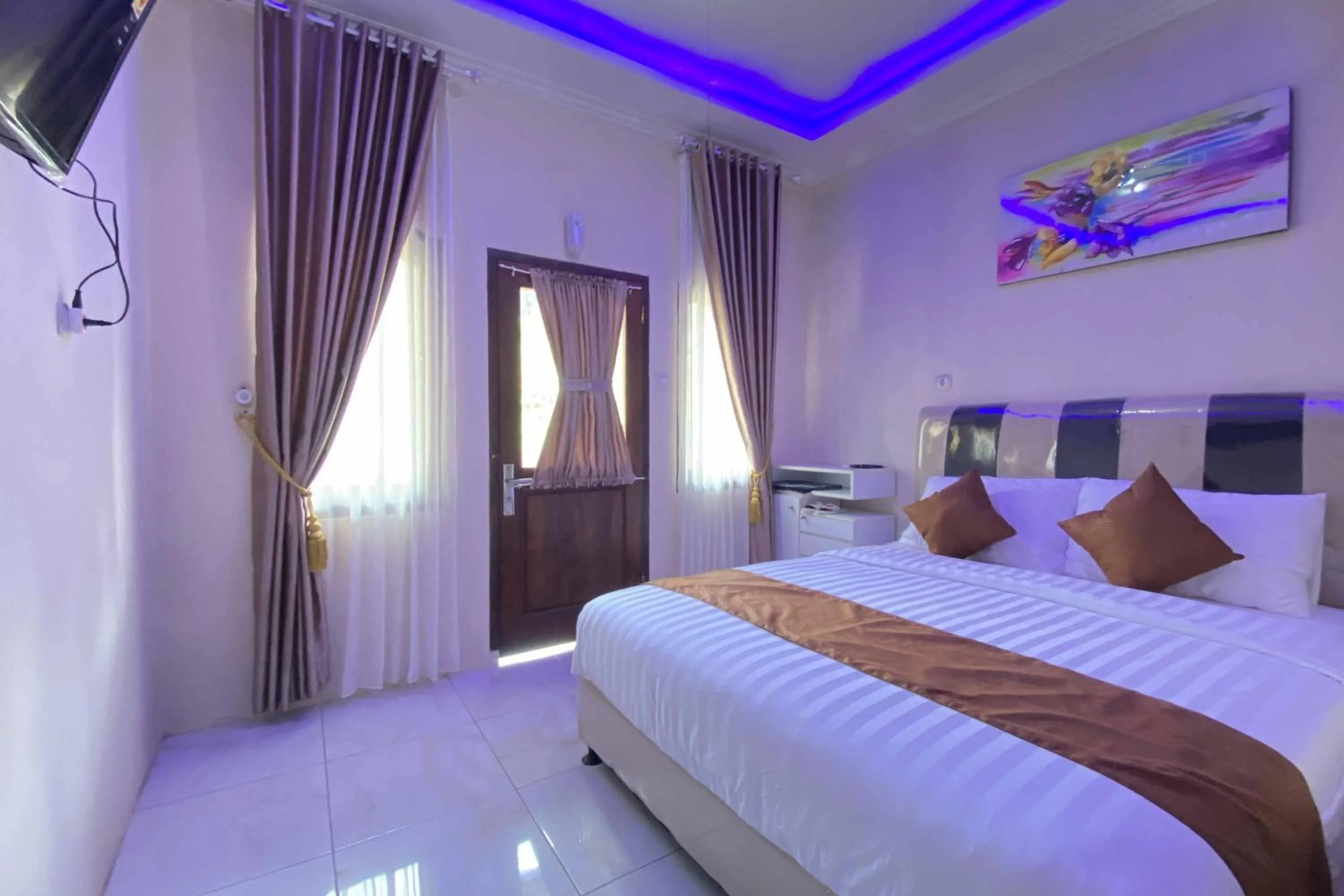 Bed in Homestay Banteng Adventure Dieng Mitra RedDoorz