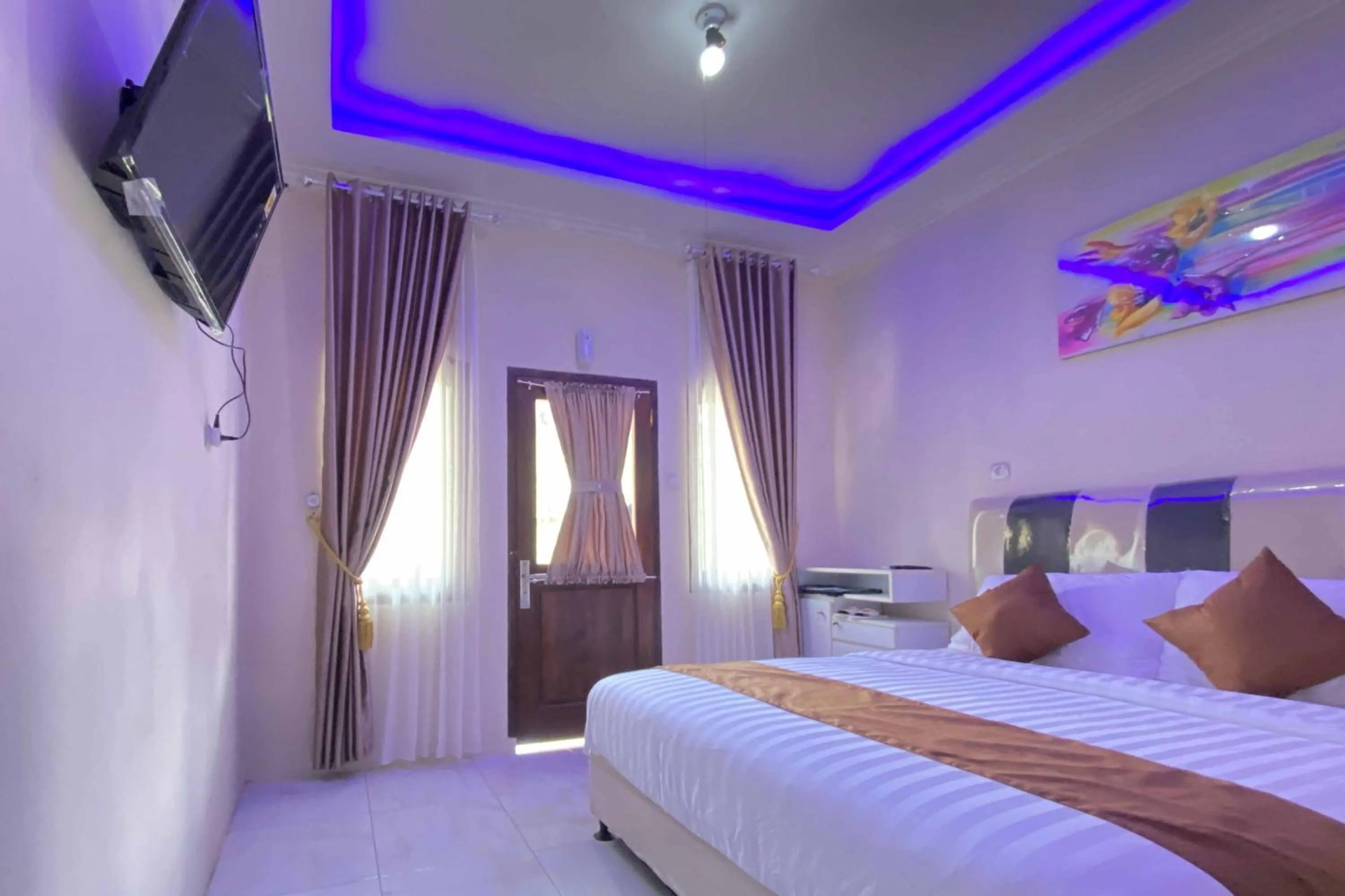 Bed in Homestay Banteng Adventure Dieng Mitra RedDoorz