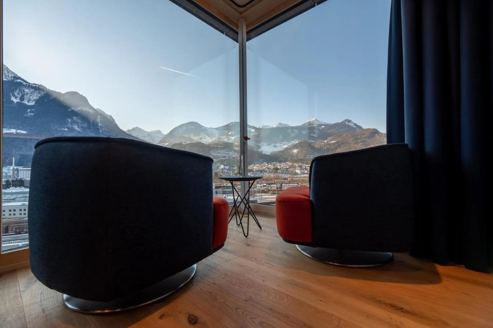 Seating area in ALPSTADT LIFESTYLE Hotel
