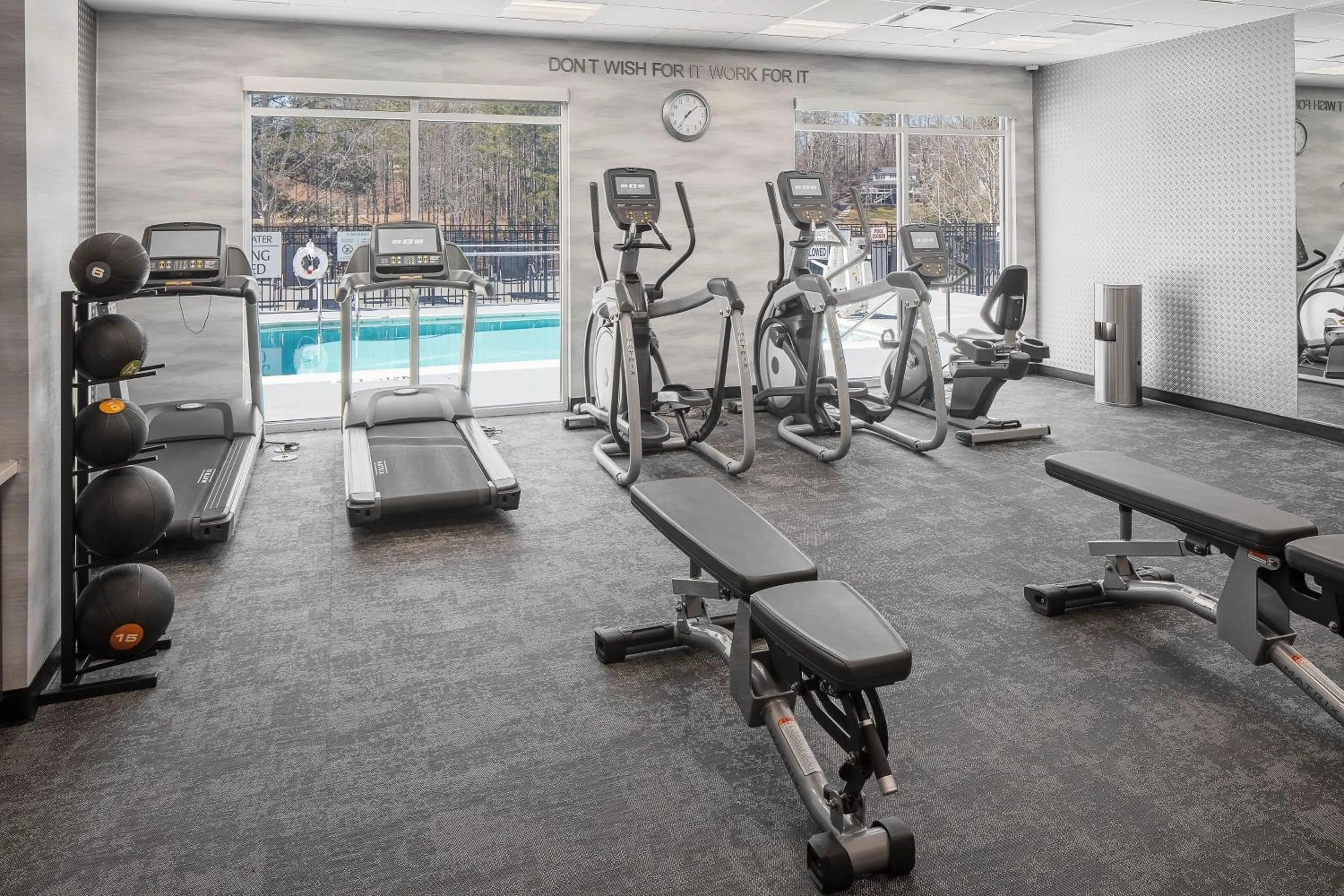 Fitness centre/facilities in Fairfield Inn & Suites Seneca Clemson Univ Area