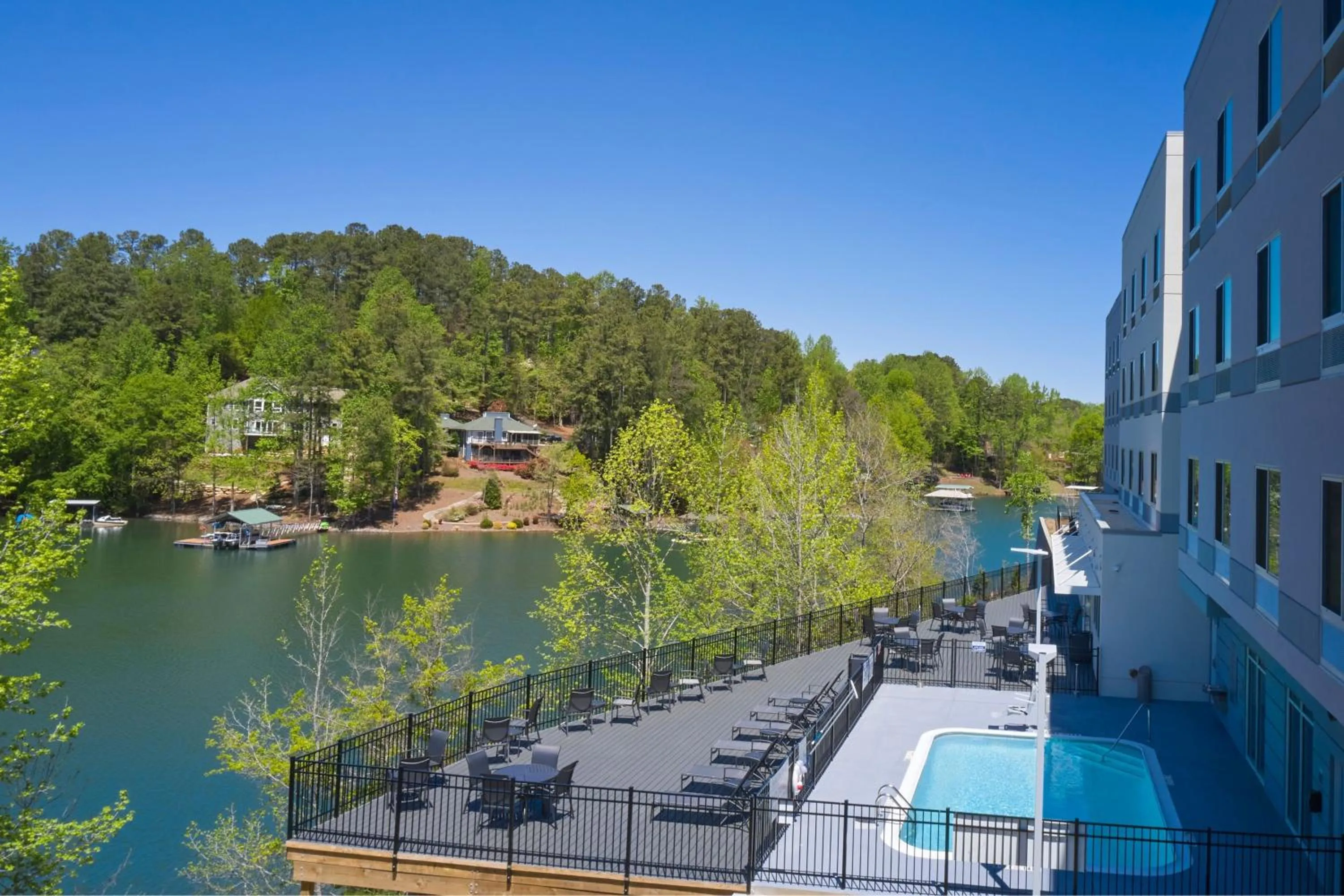 Swimming pool in Fairfield Inn & Suites Seneca Clemson Univ Area