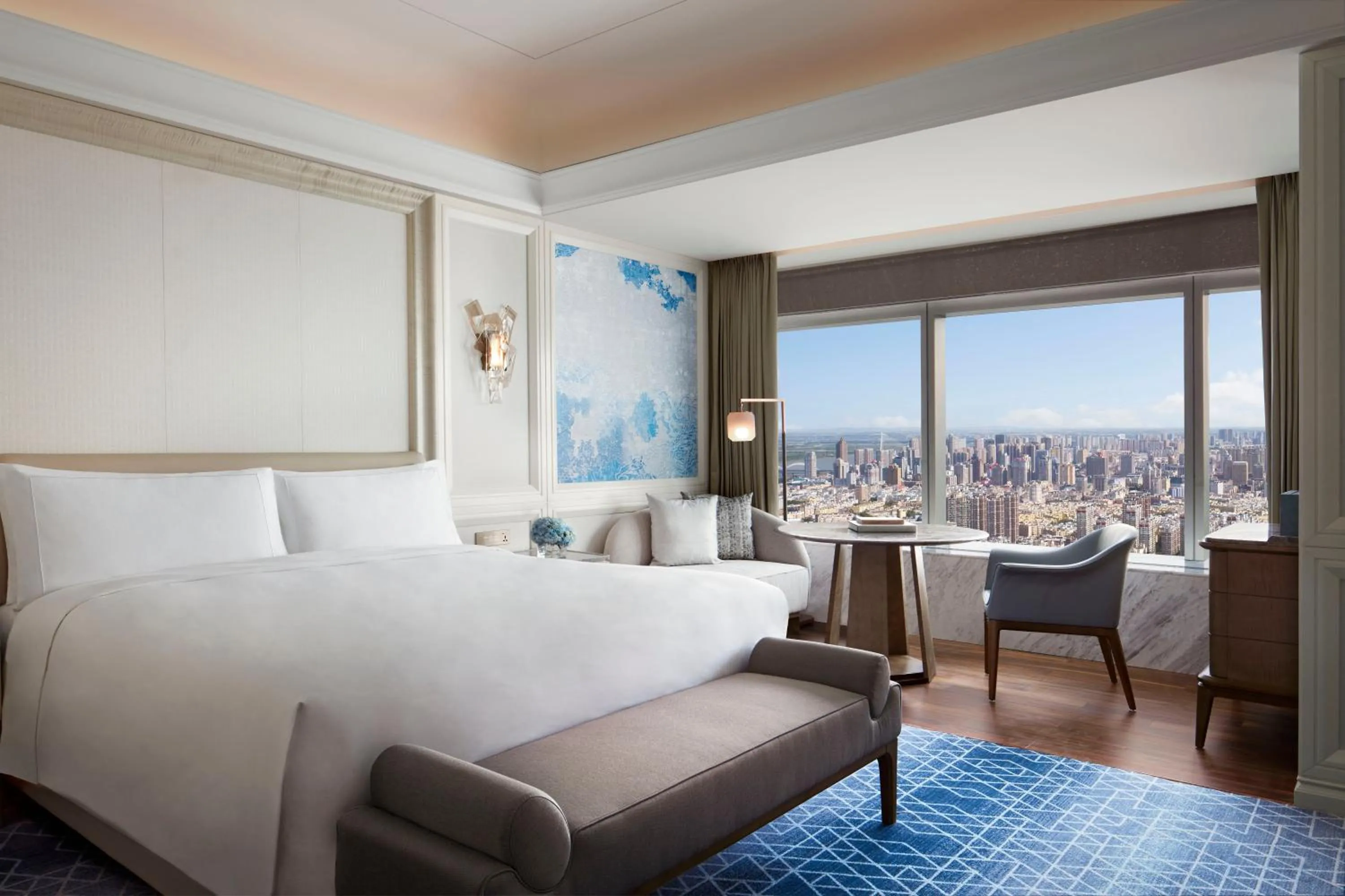 Bed in The Ritz-Carlton, Harbin