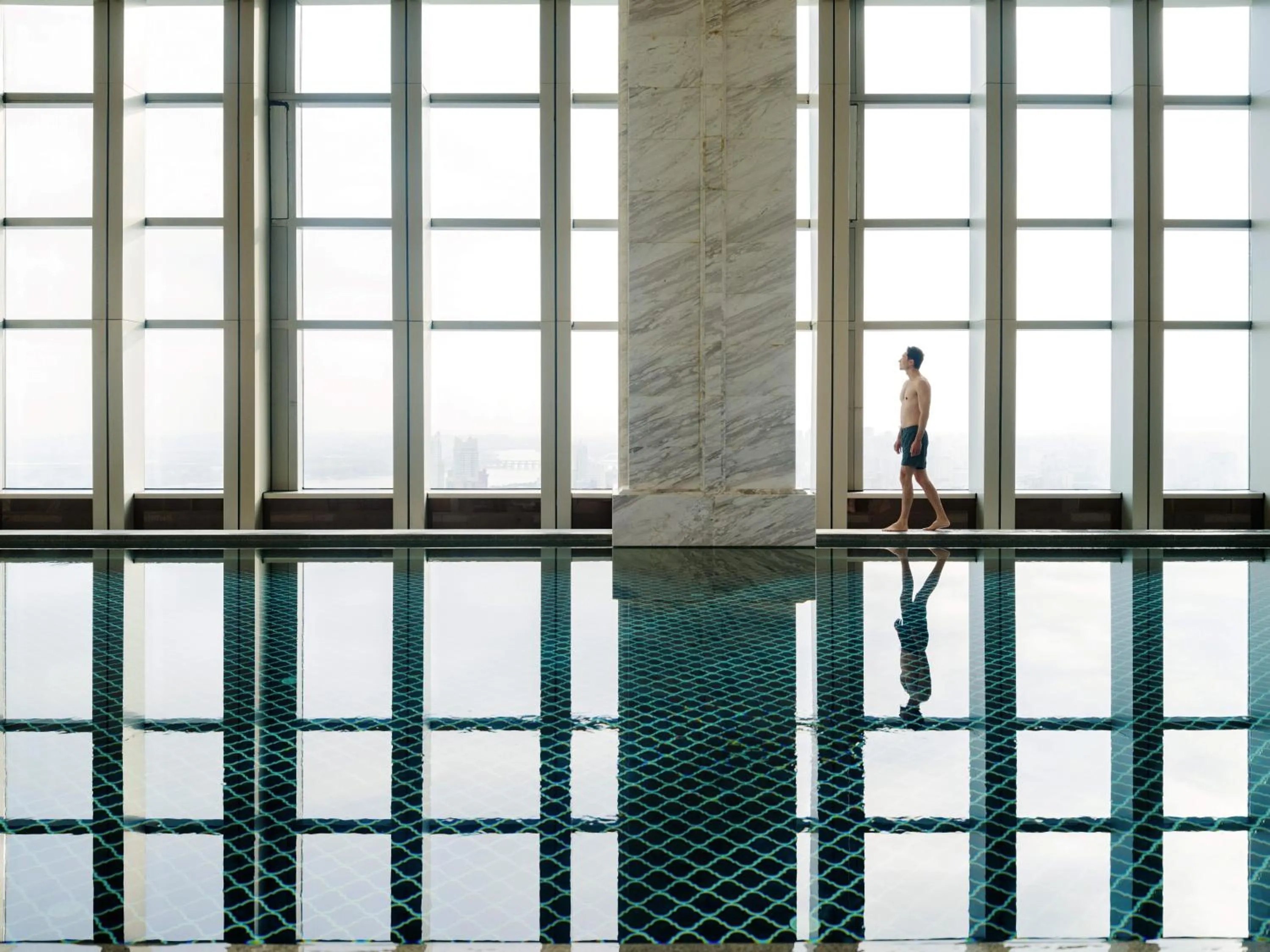 Swimming pool in The Ritz-Carlton, Harbin
