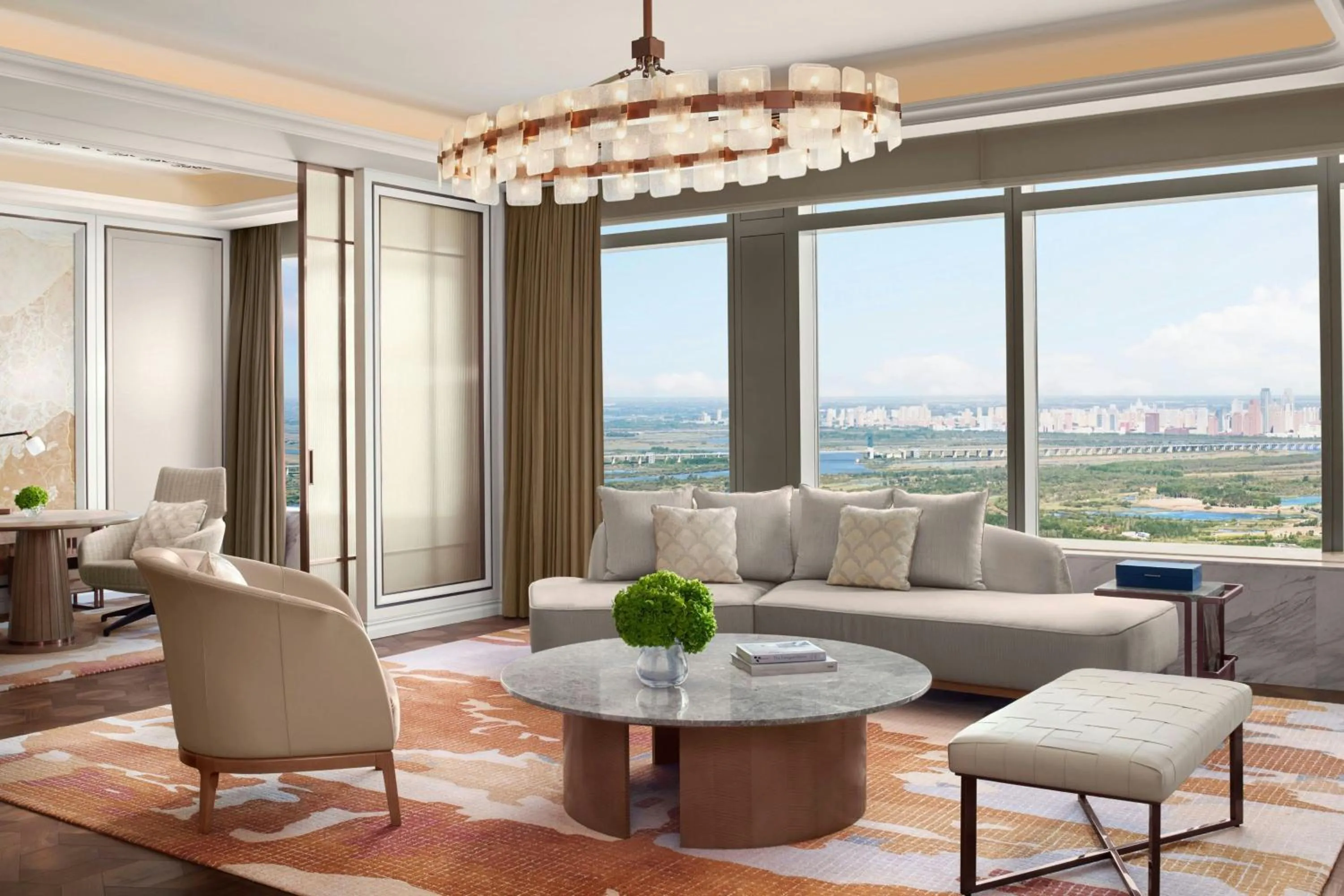 Living room in The Ritz-Carlton, Harbin