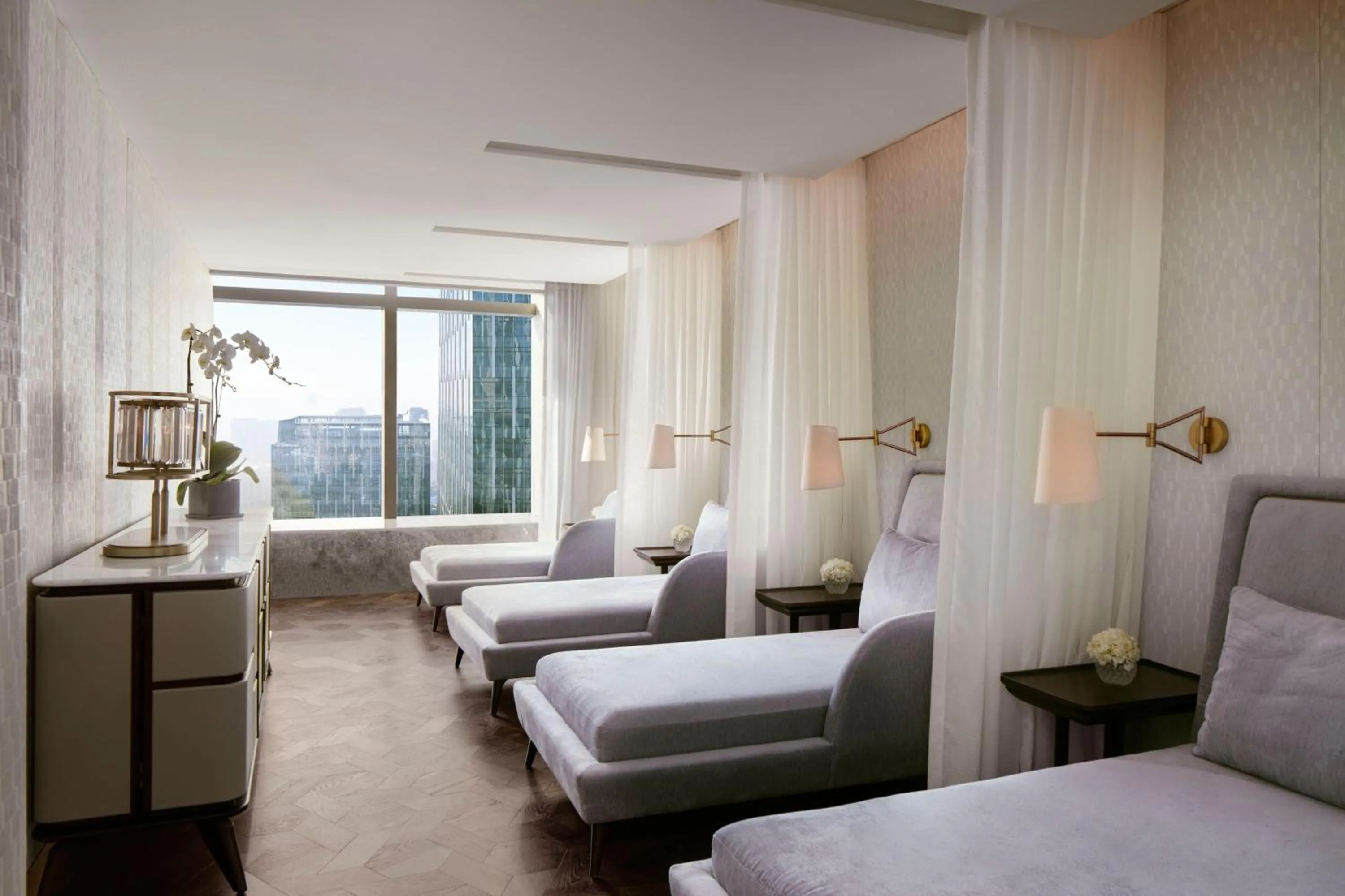 Spa and wellness centre/facilities, Bed in The Ritz-Carlton, Harbin