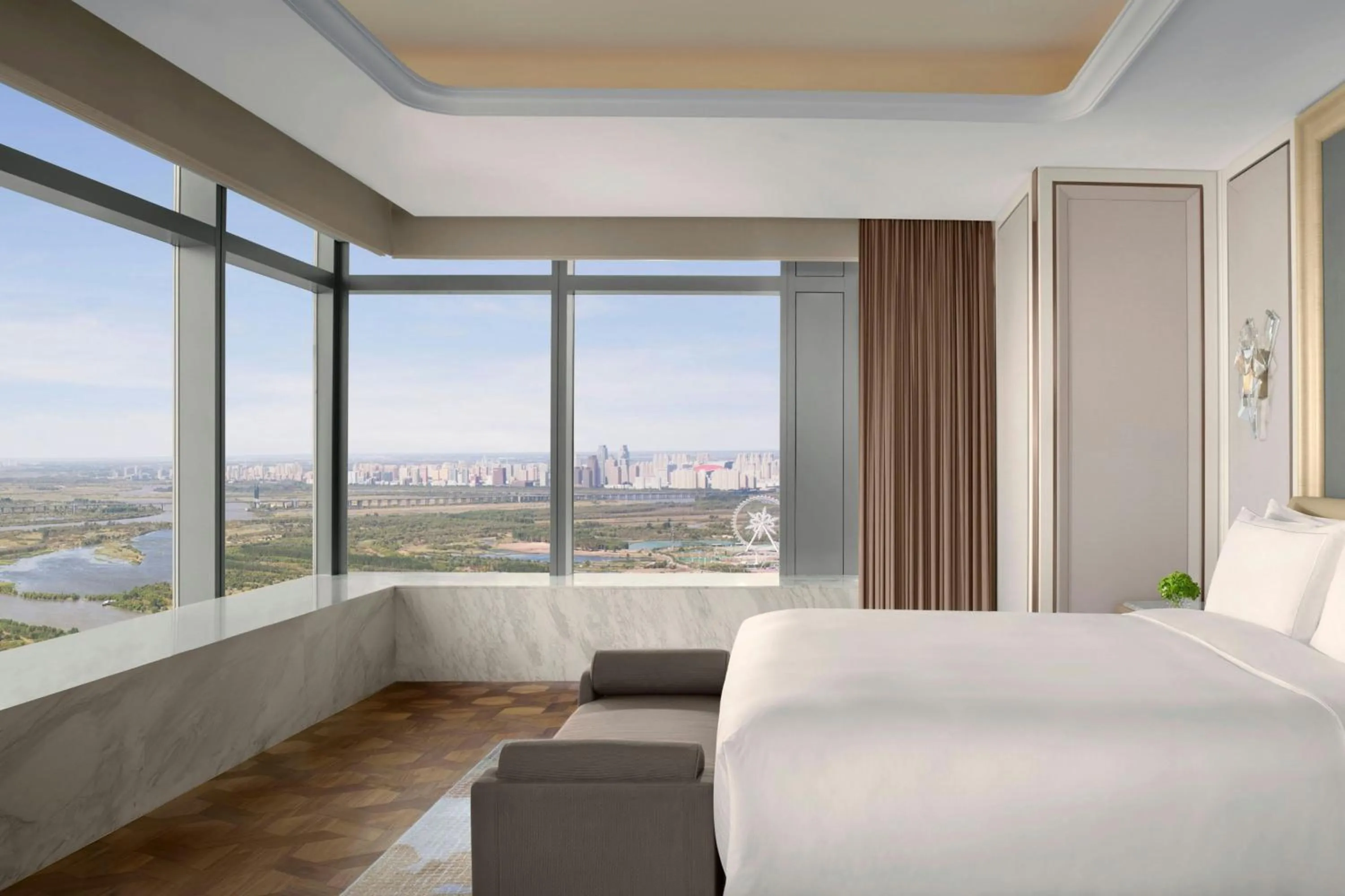 Bedroom, Bed in The Ritz-Carlton, Harbin