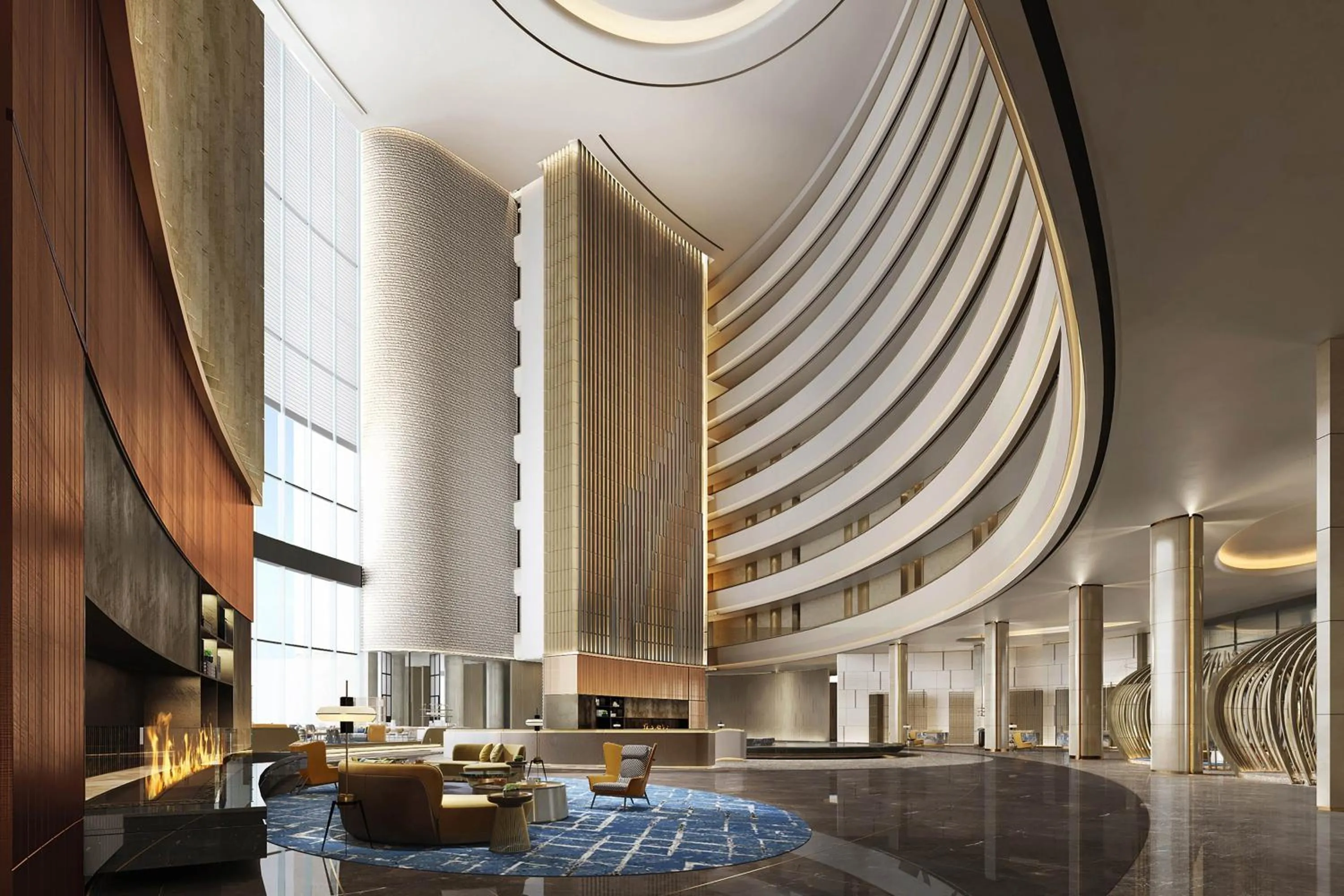 Lobby or reception in Sheraton Rizhao Hotel