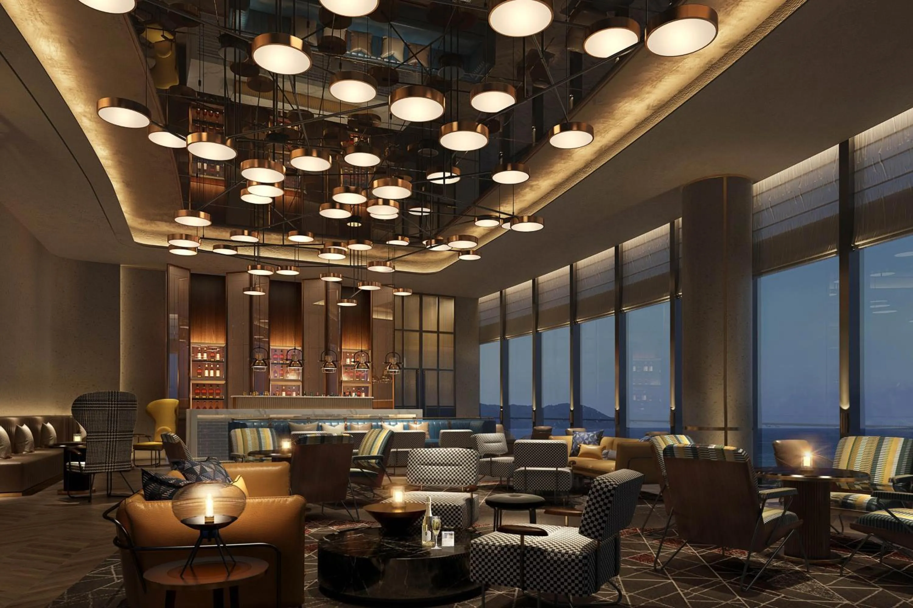 Lounge or bar in Sheraton Rizhao Hotel