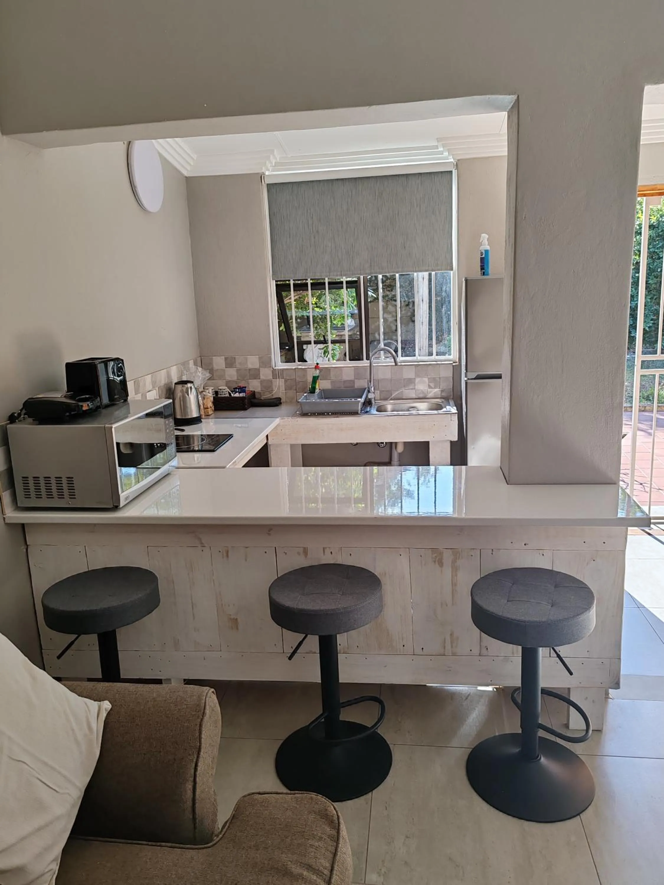 Kitchen or kitchenette in Stoep Cafe Guest House