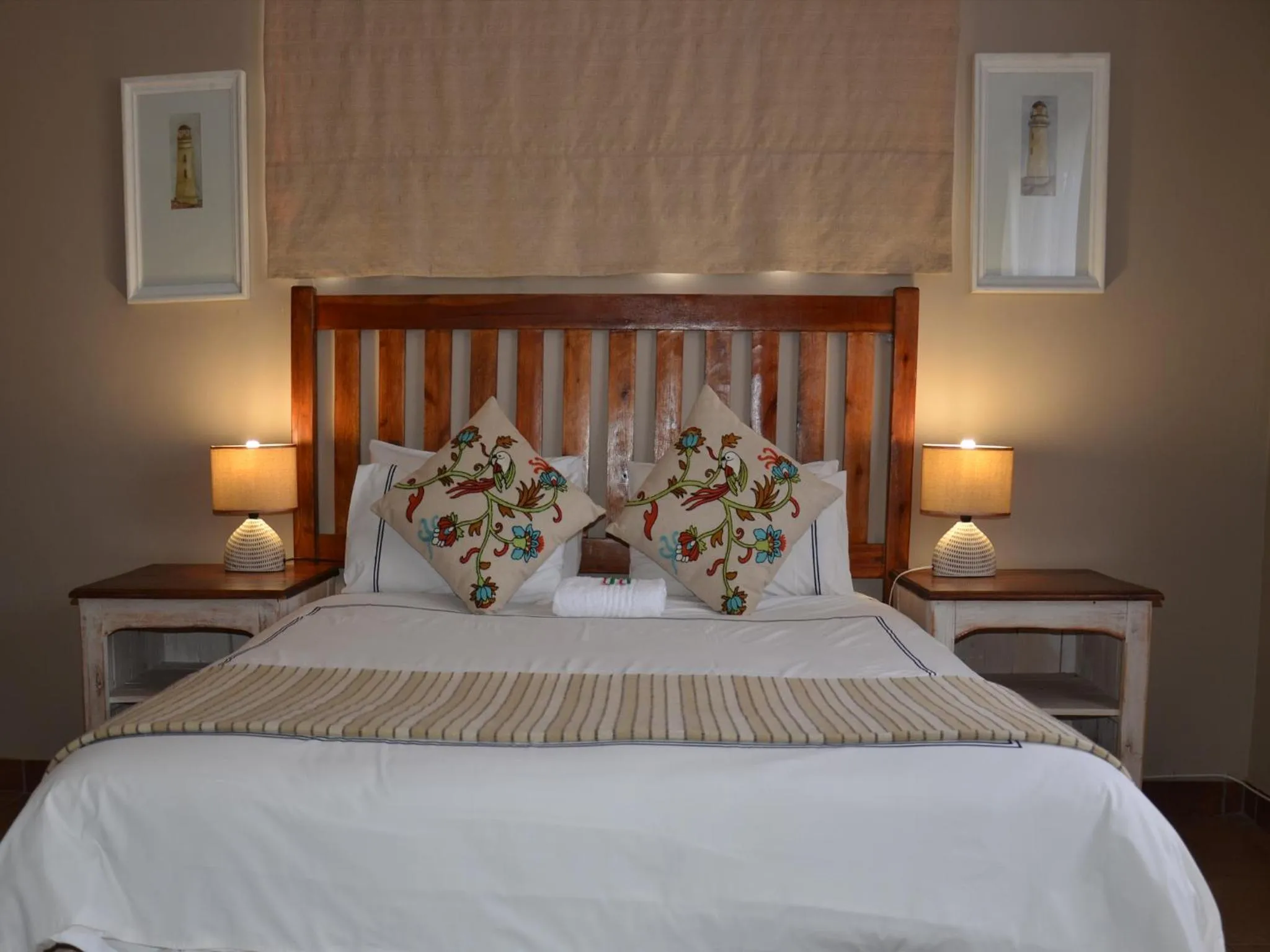 Bed in Stoep Cafe Guest House