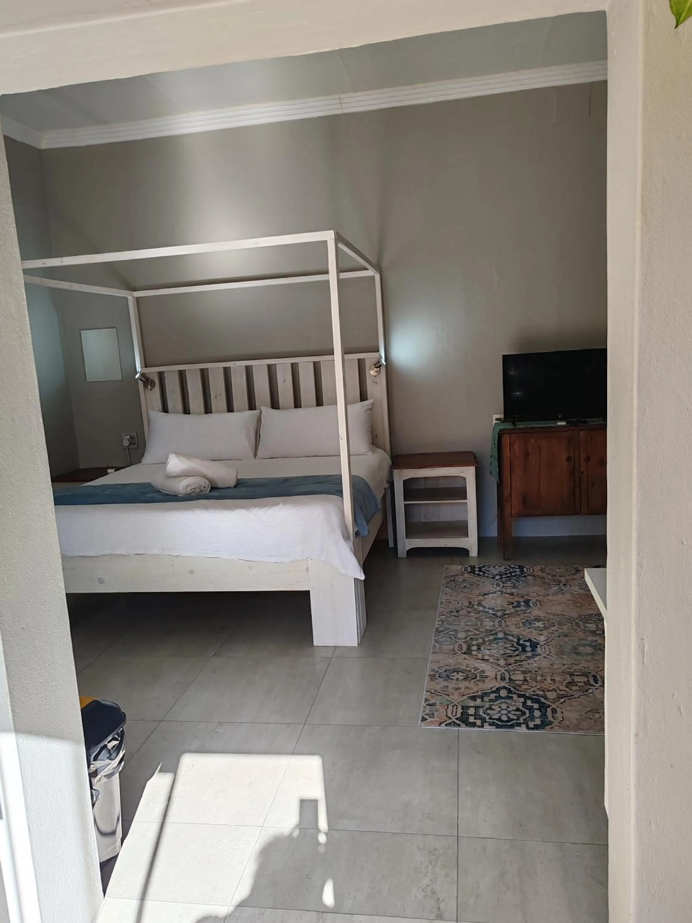 Bed in Stoep Cafe Guest House