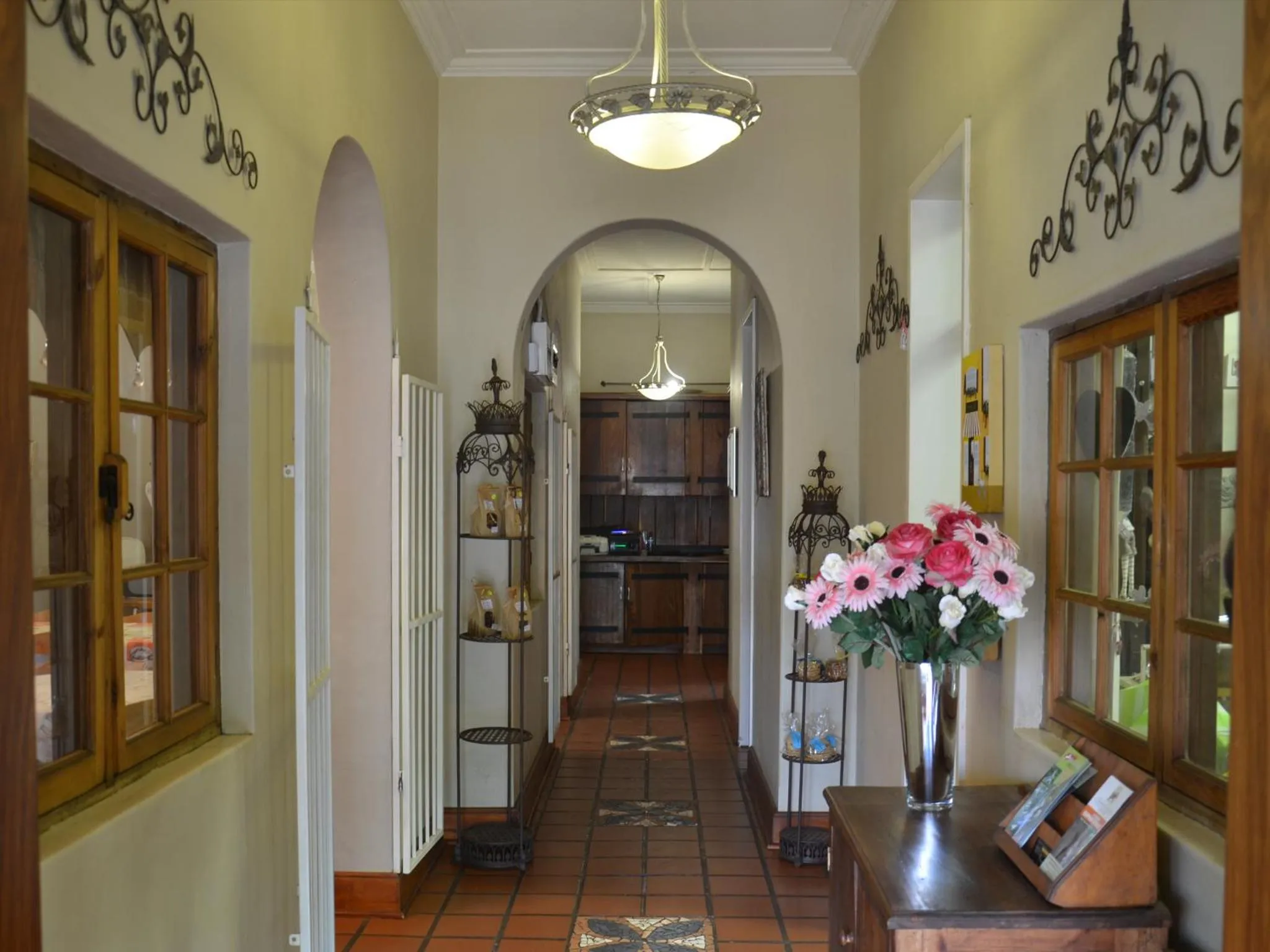 Lobby or reception in Stoep Cafe Guest House