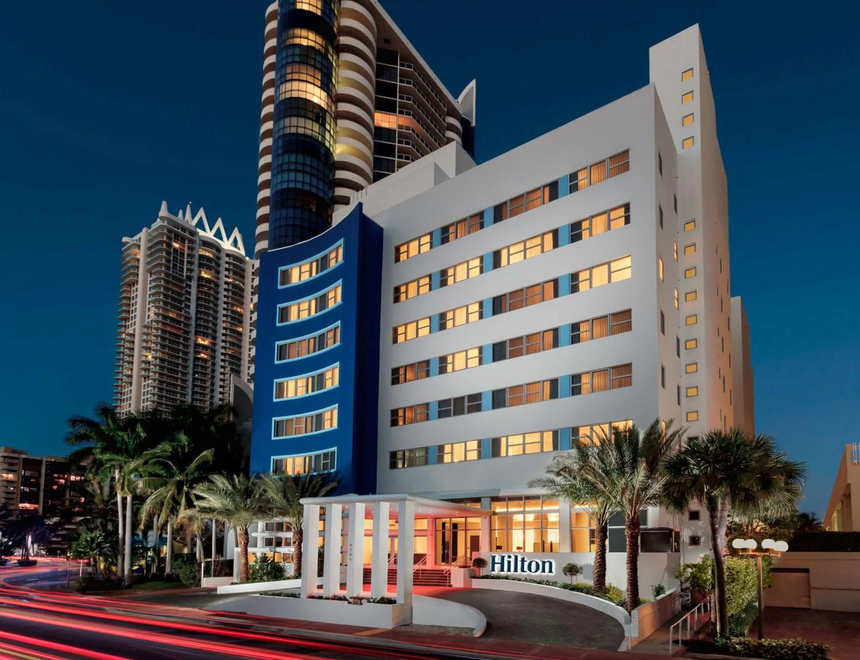 Property building in Hilton Cabana Miami Beach Resort