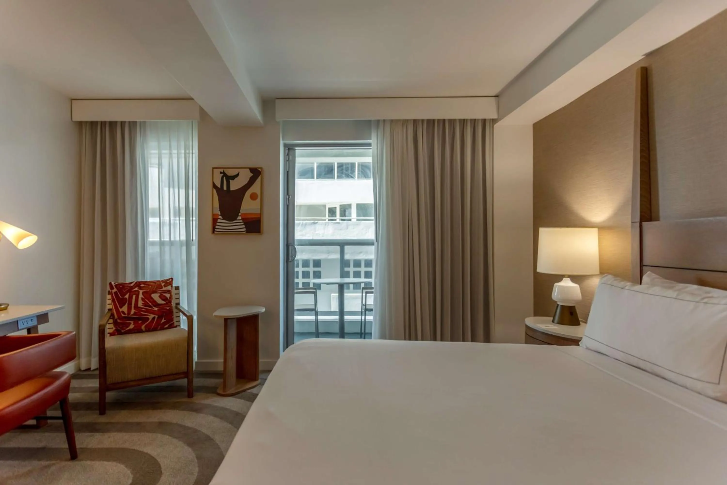 Bed in Hilton Cabana Miami Beach Resort