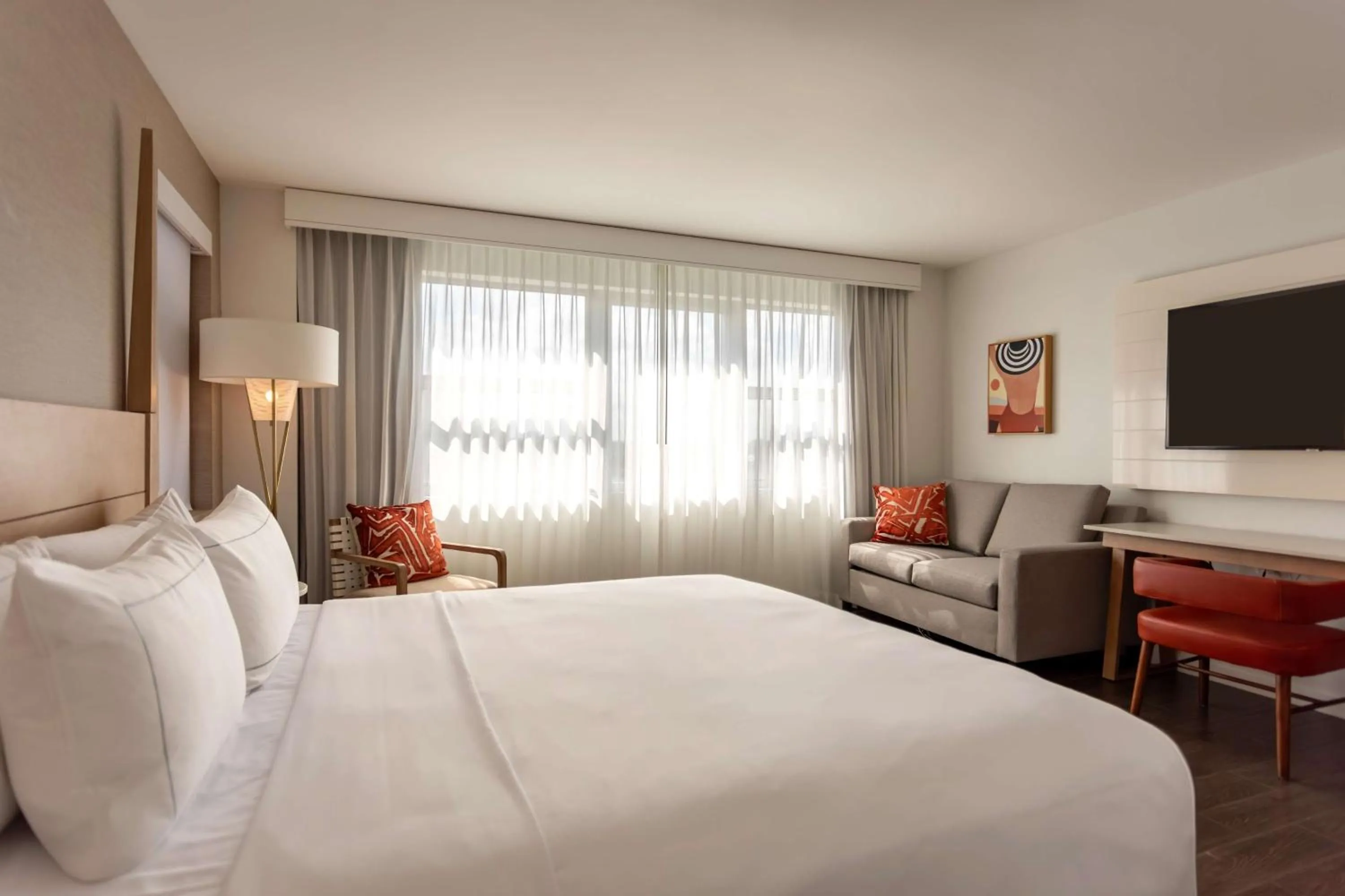 Bedroom, Bed in Hilton Cabana Miami Beach Resort