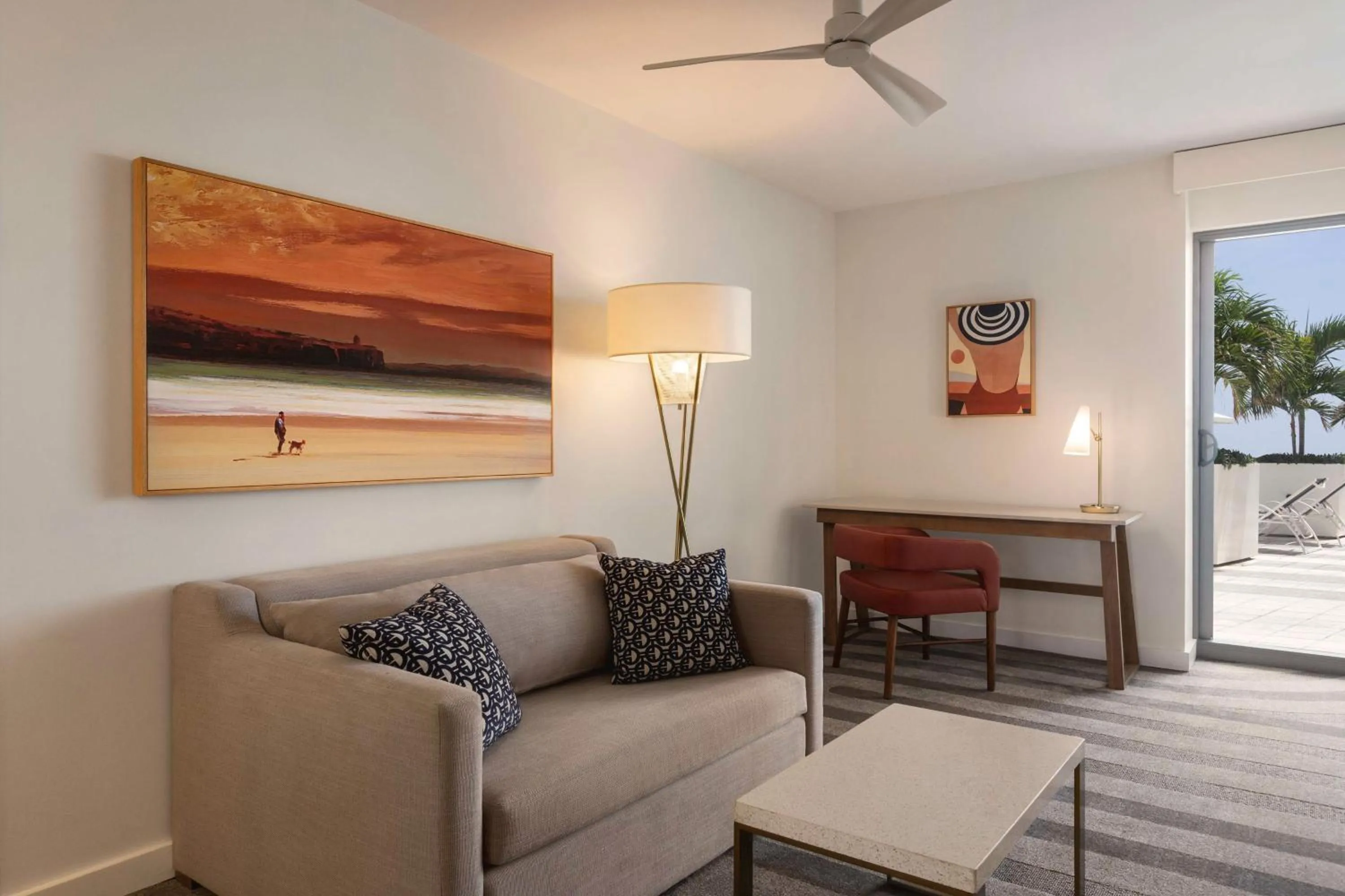 Bedroom in Hilton Cabana Miami Beach Resort