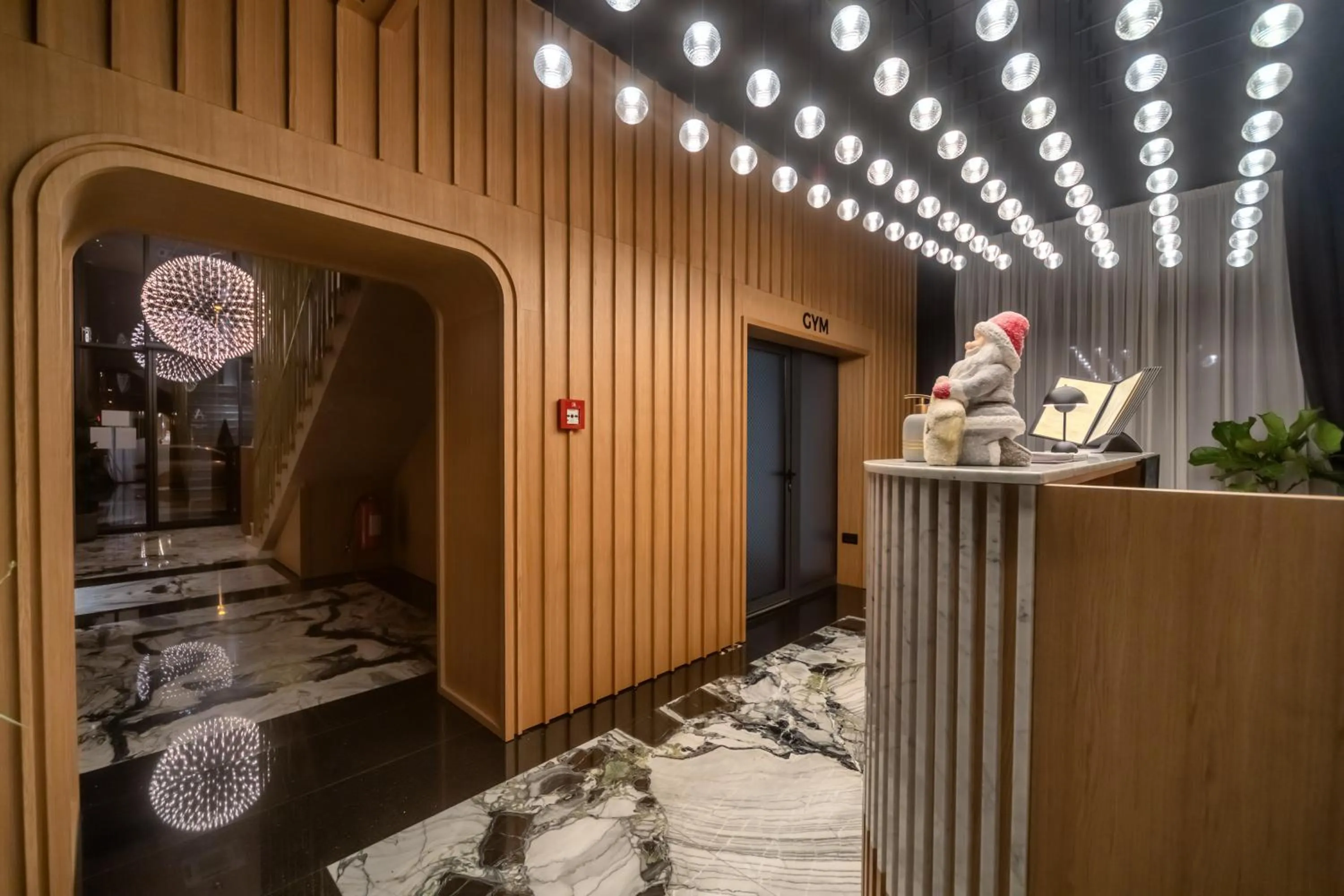 Lobby or reception in HOTEL AGAPE