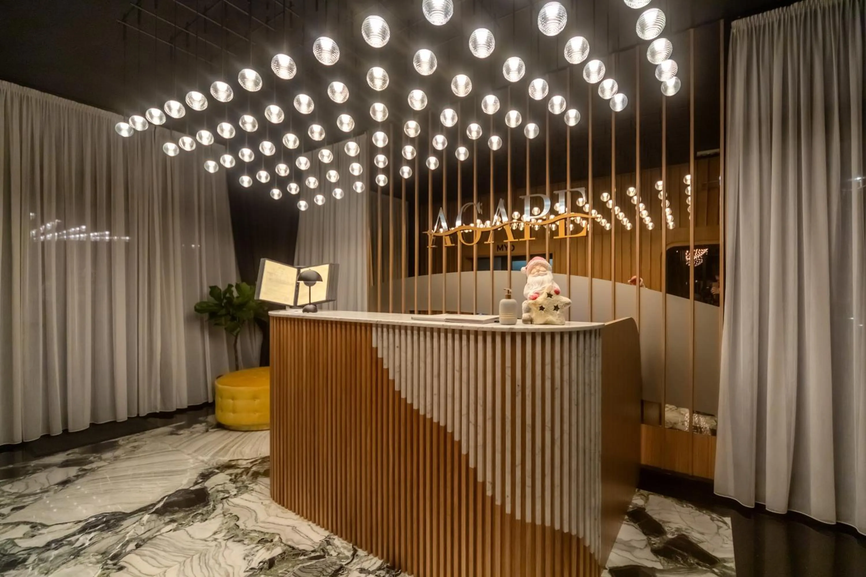 Lobby or reception in HOTEL AGAPE