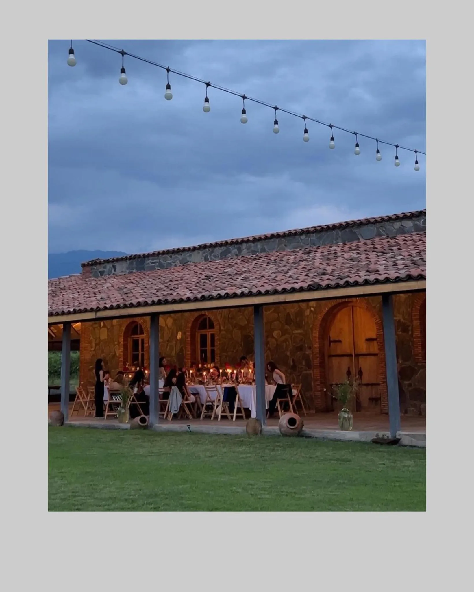 Garden in Chubini Winery & Cabins