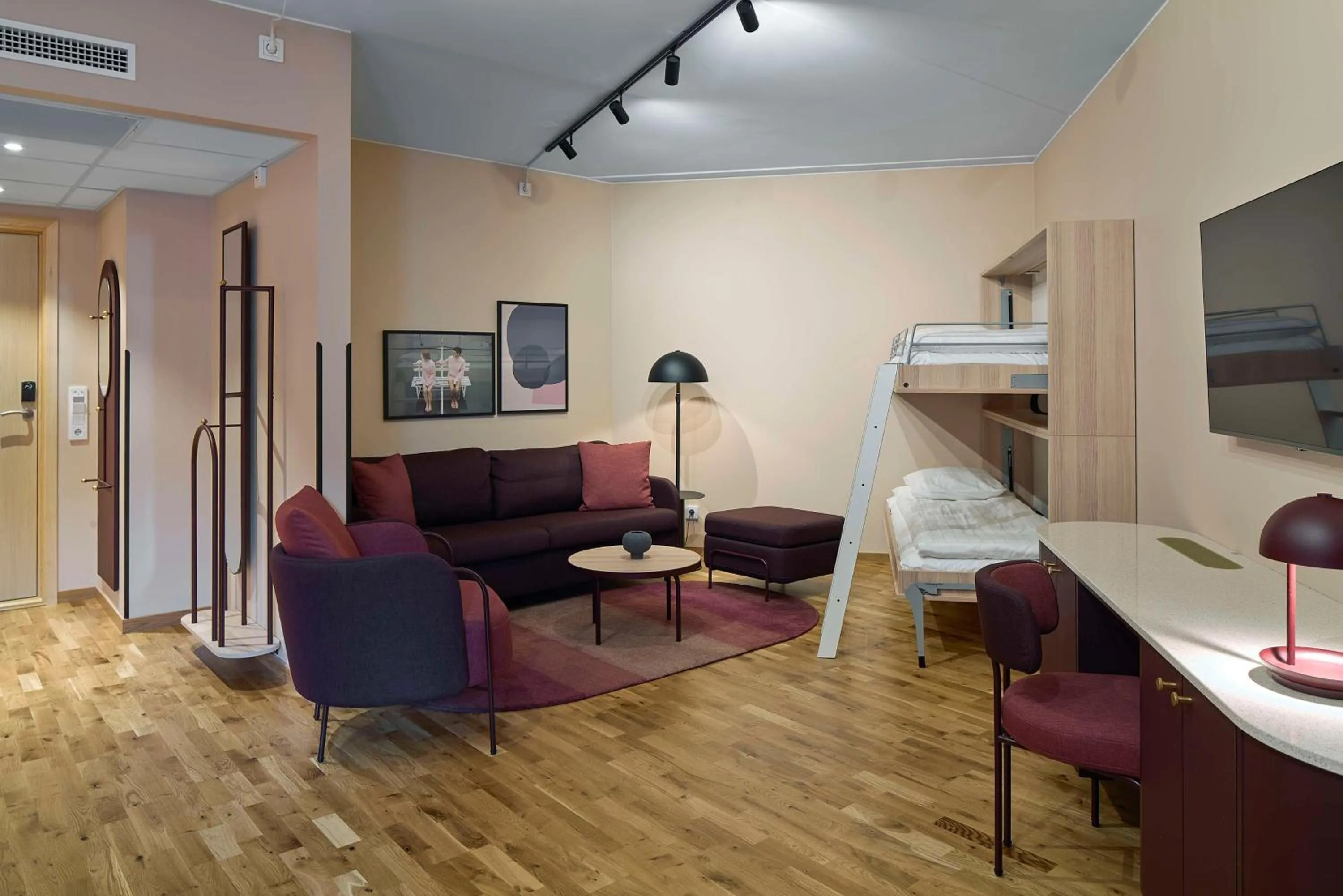 Bedroom in Scandic Kiruna