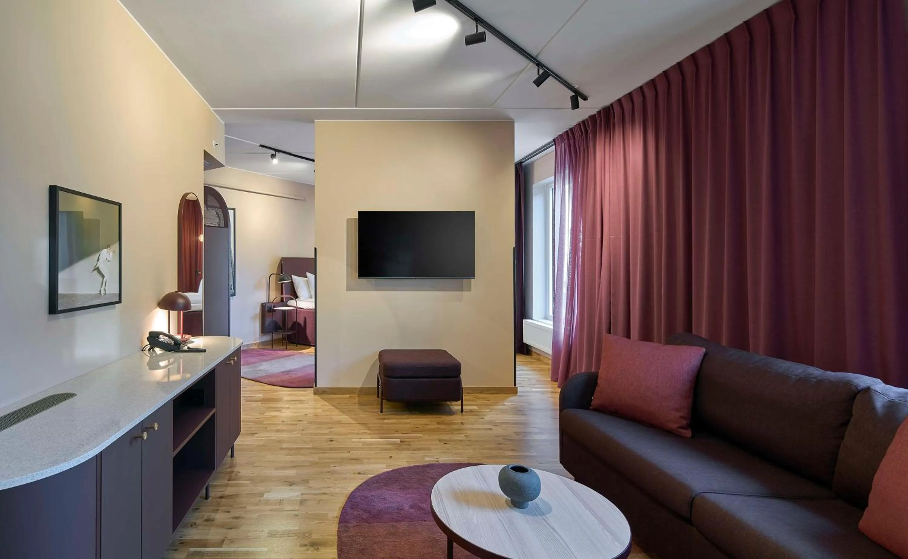 Bedroom in Scandic Kiruna