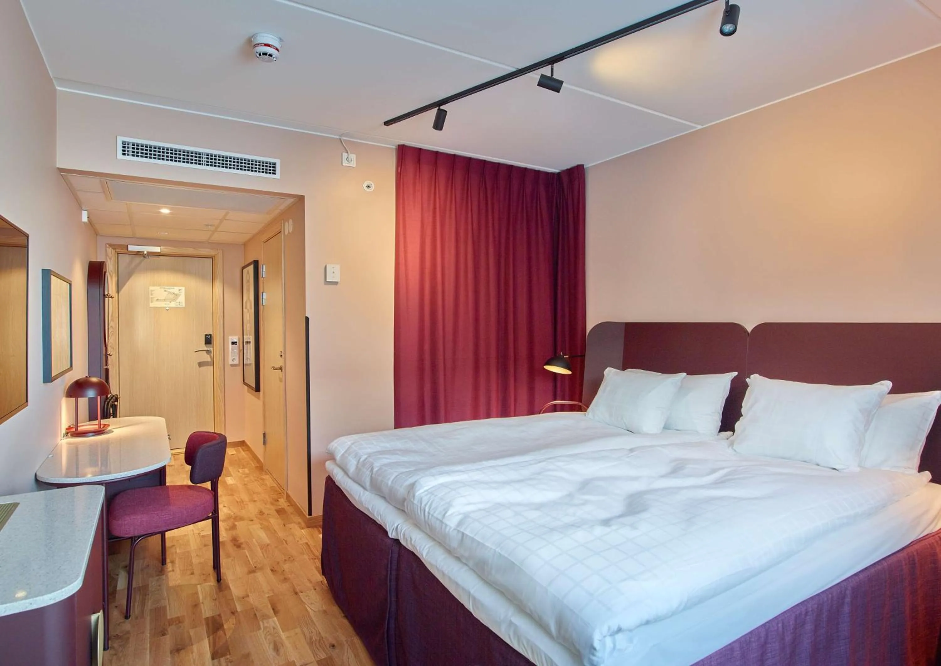 Bedroom, Bed in Scandic Kiruna