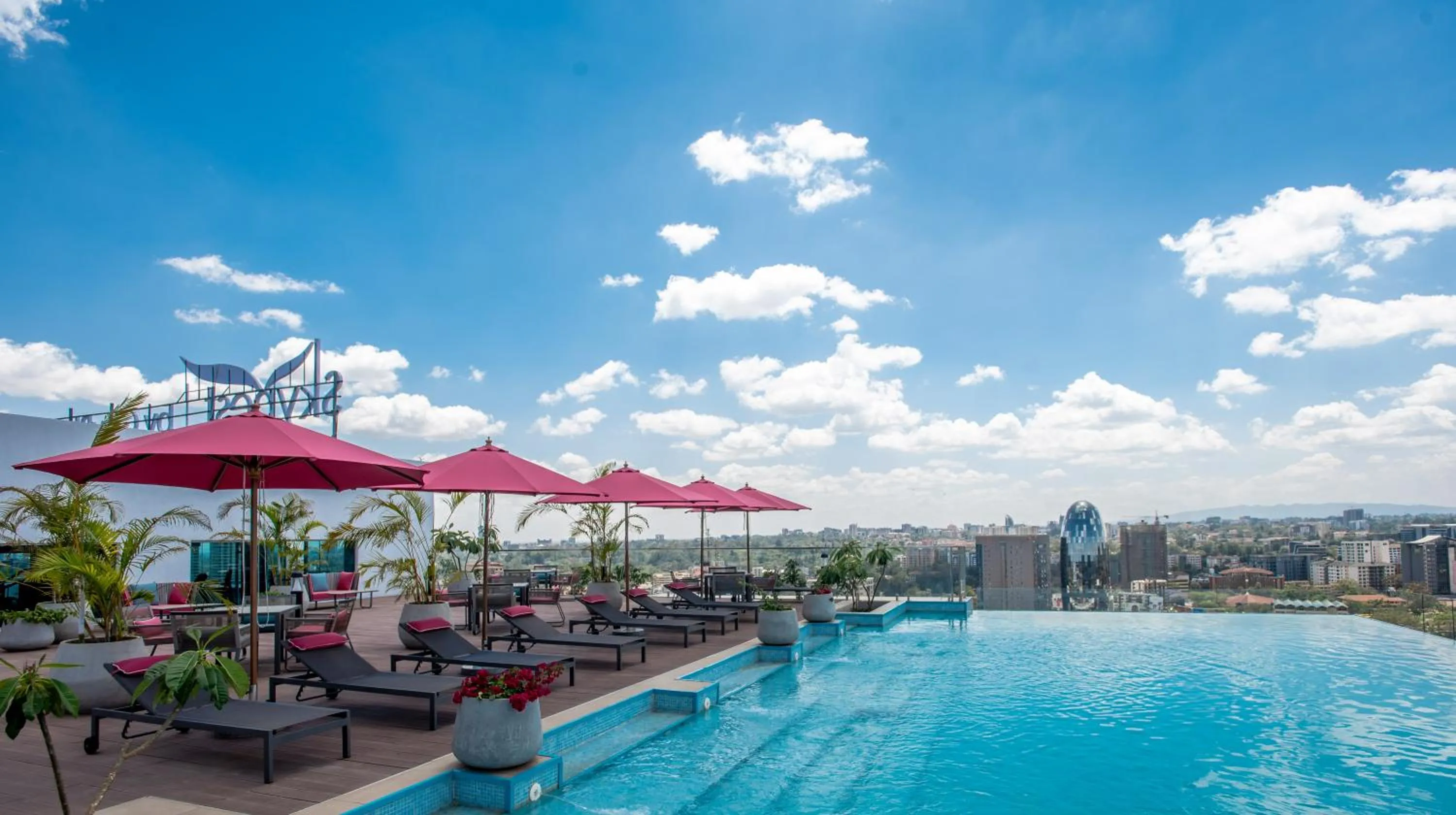 Swimming pool in Skynest Residences by CityBlue, Nairobi Westlands