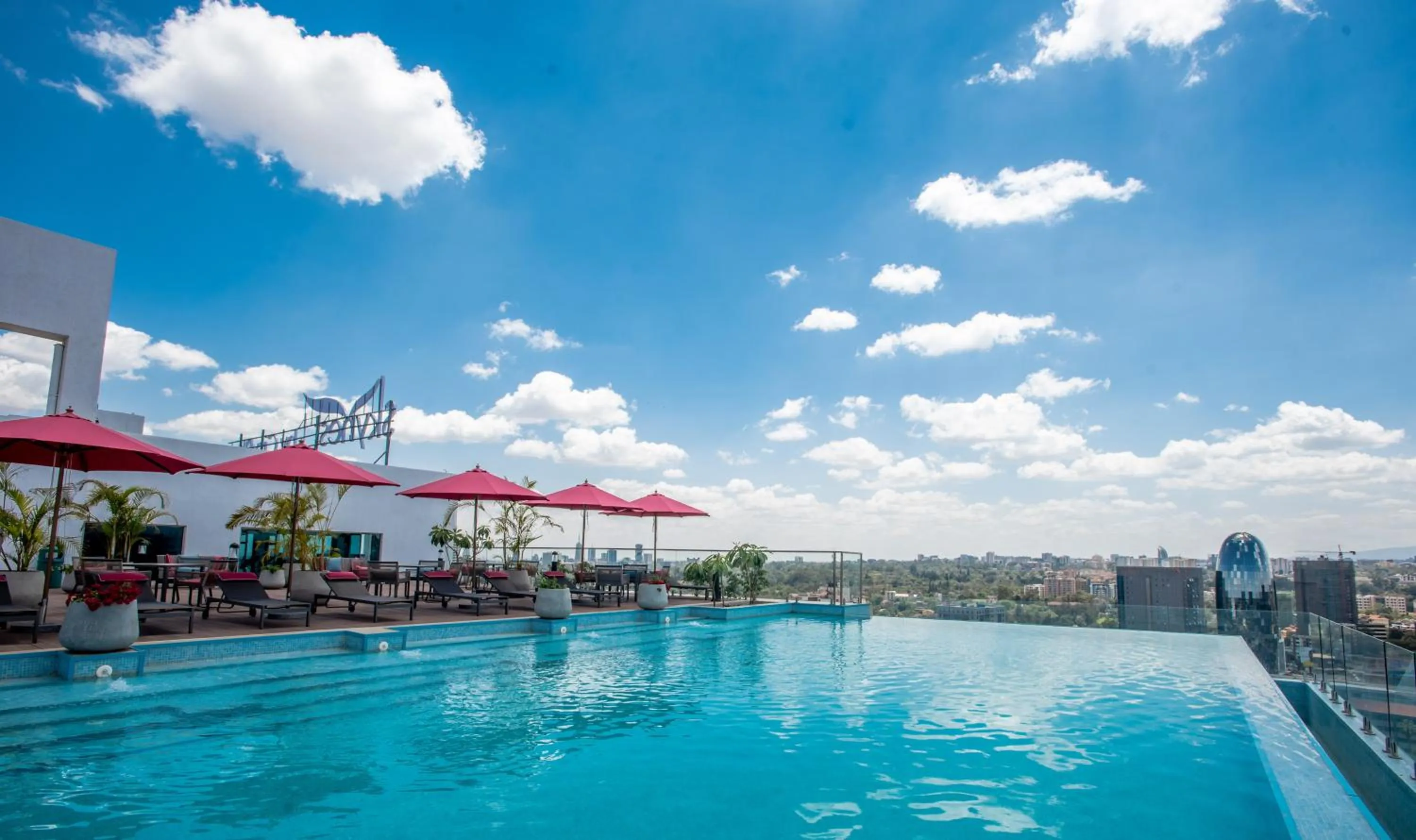 Swimming pool in Skynest Residences by CityBlue, Nairobi Westlands