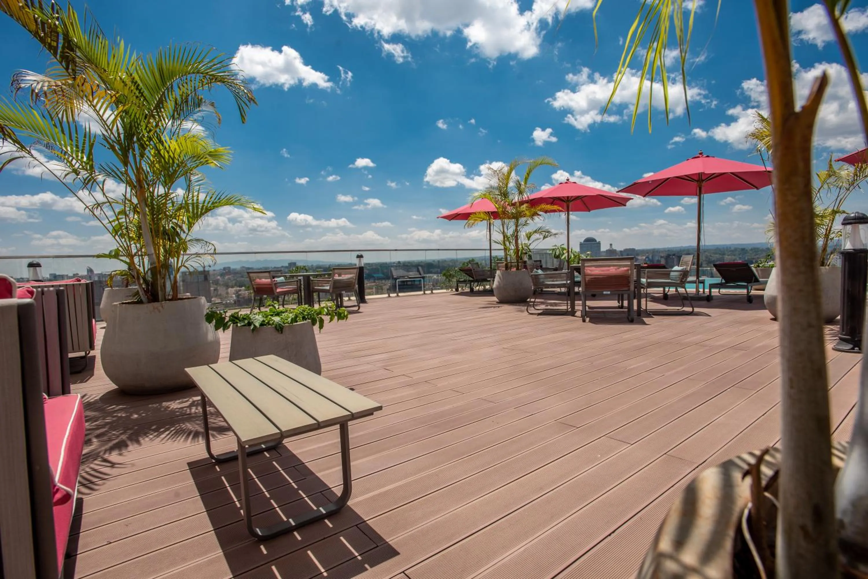 Patio in Skynest Residences by CityBlue, Nairobi Westlands