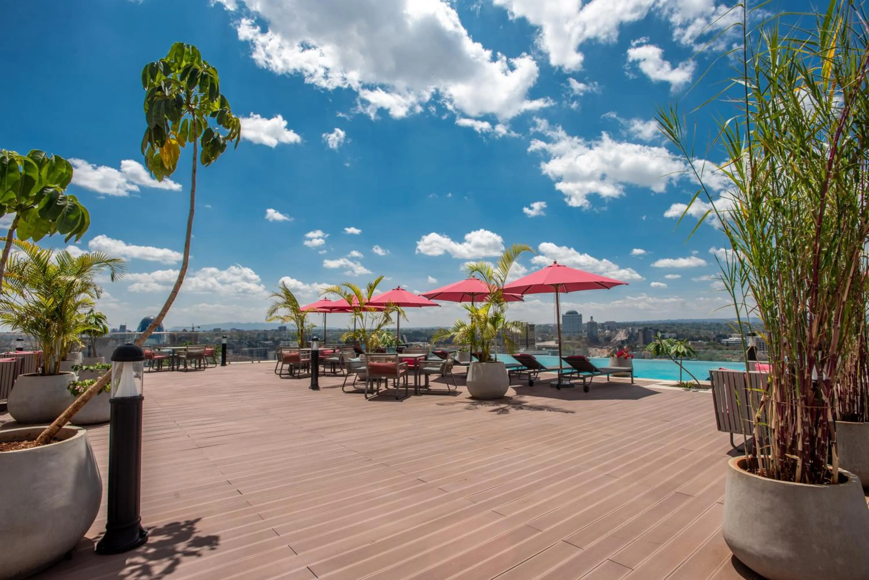 Patio in Skynest Residences by CityBlue, Nairobi Westlands