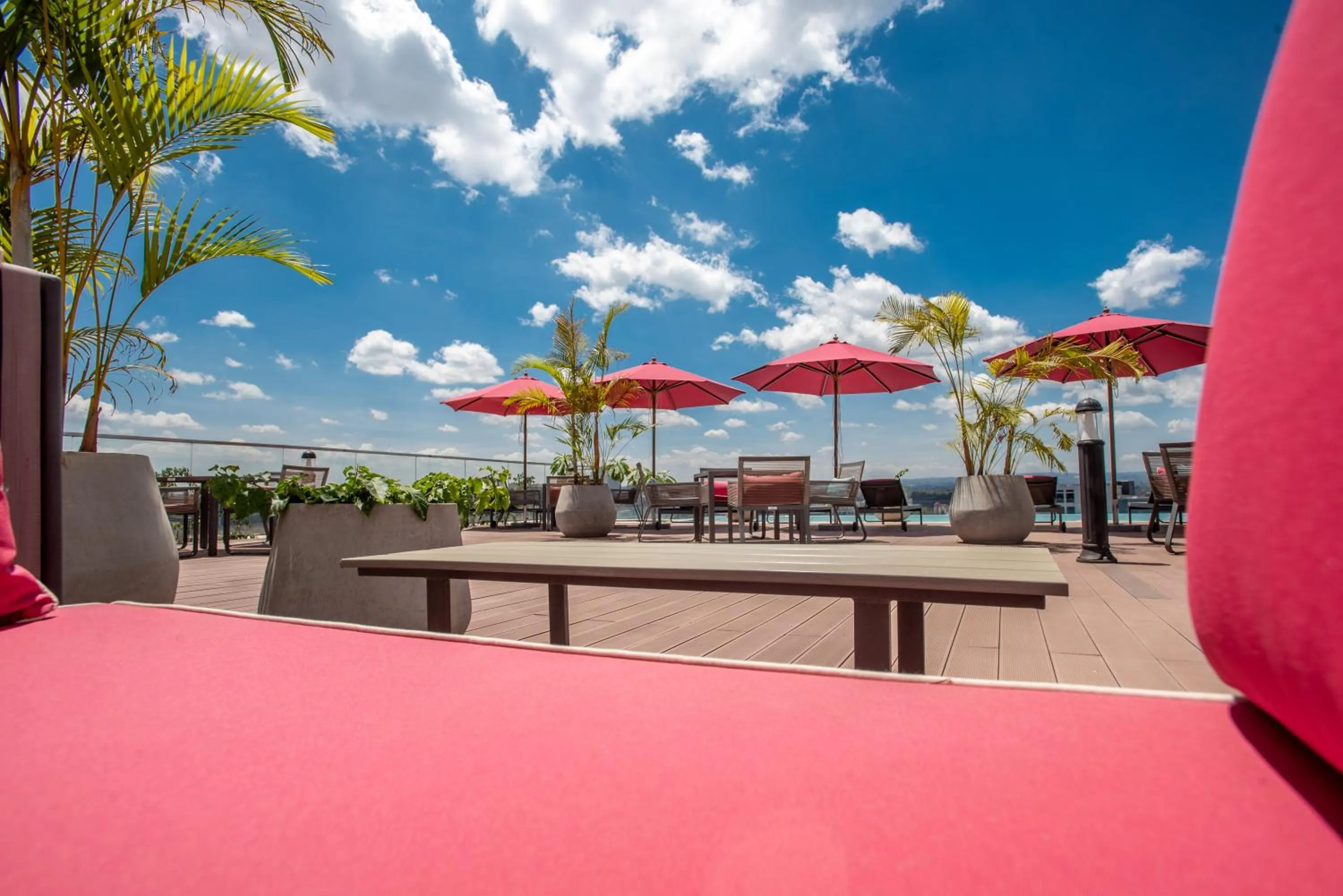 Patio in Skynest Residences by CityBlue, Nairobi Westlands