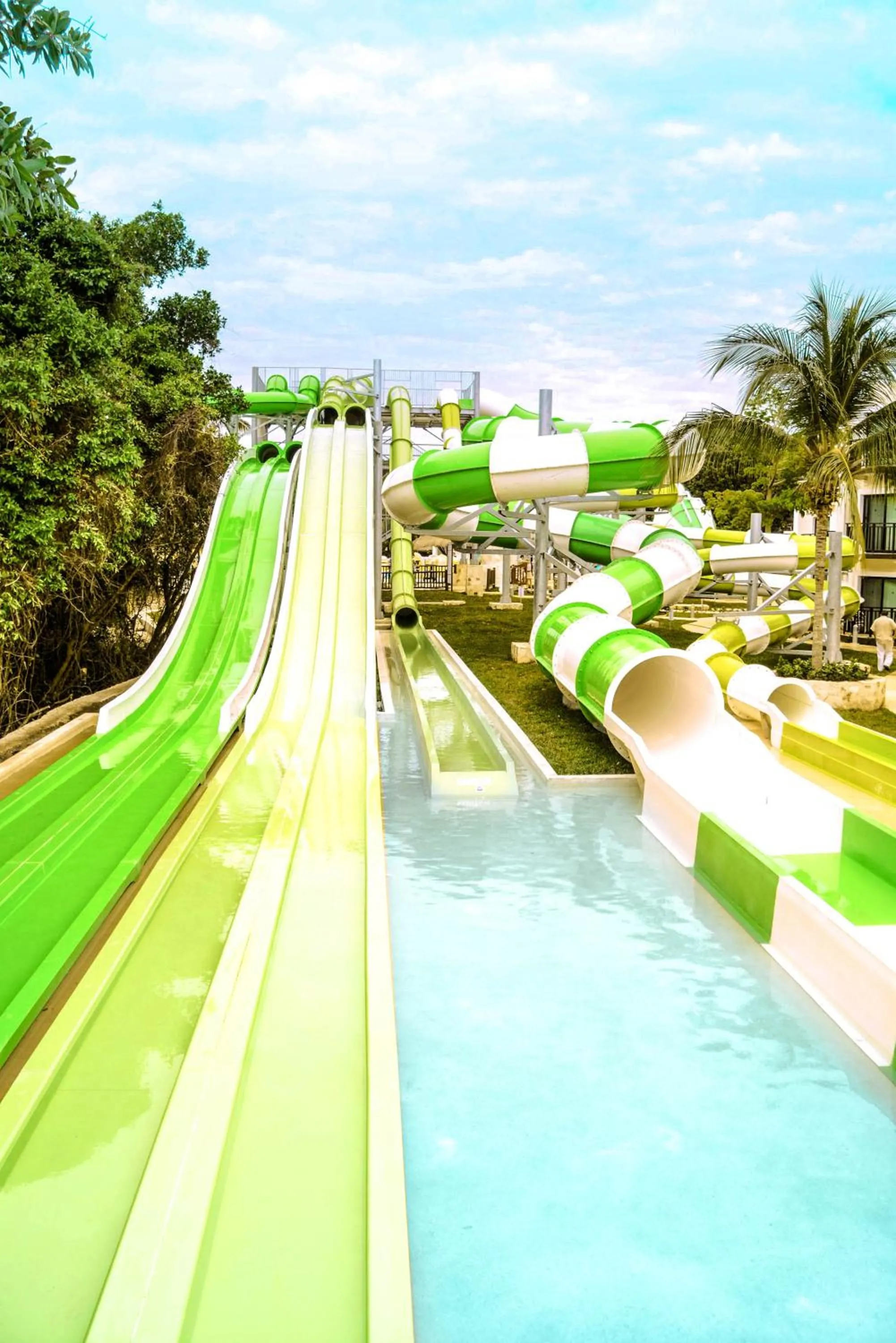 Aqua park in Sandos Caracol Nature Resort & Water Park All Inclusive