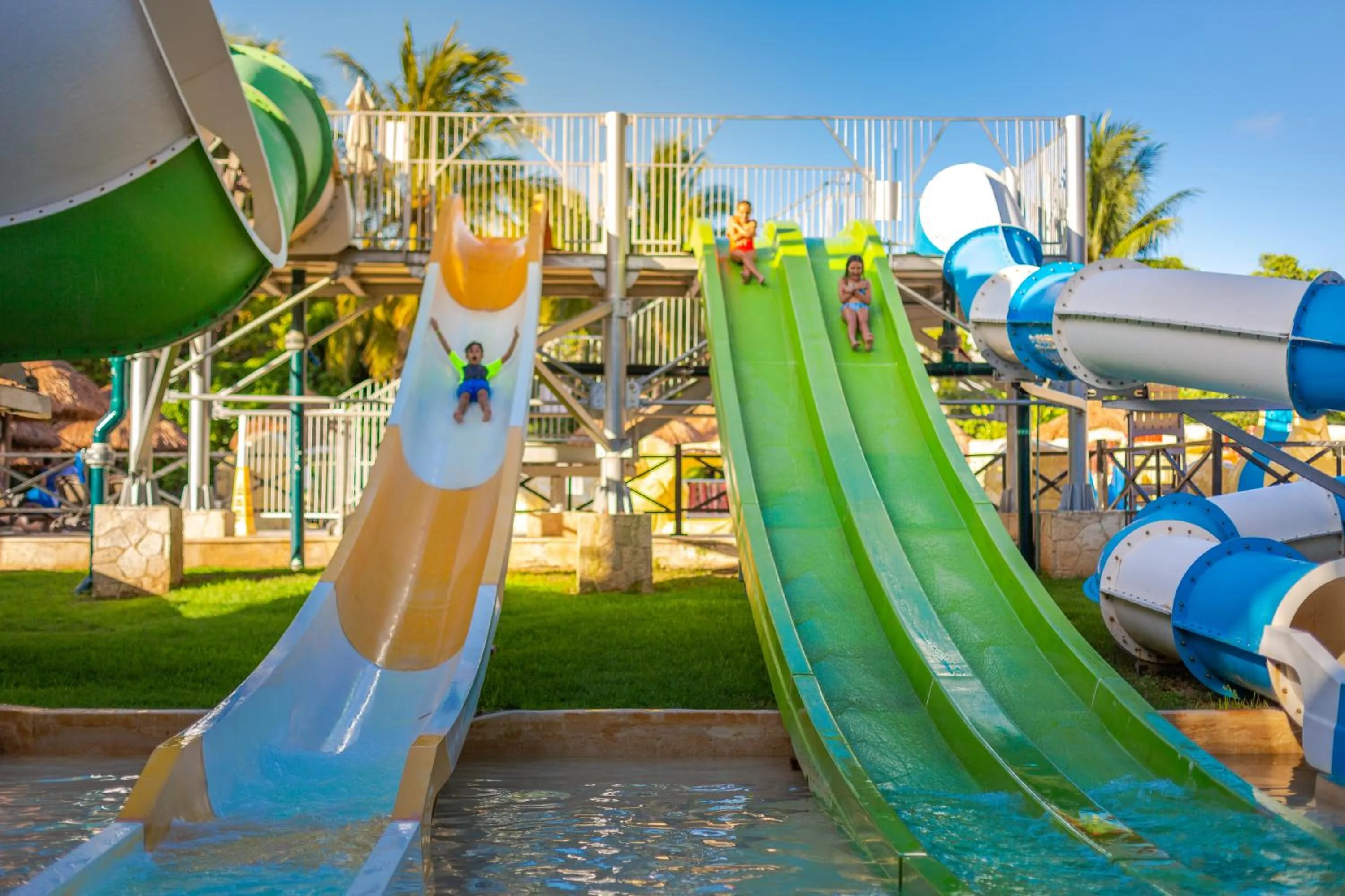 Aqua park in Sandos Caracol Nature Resort & Water Park All Inclusive