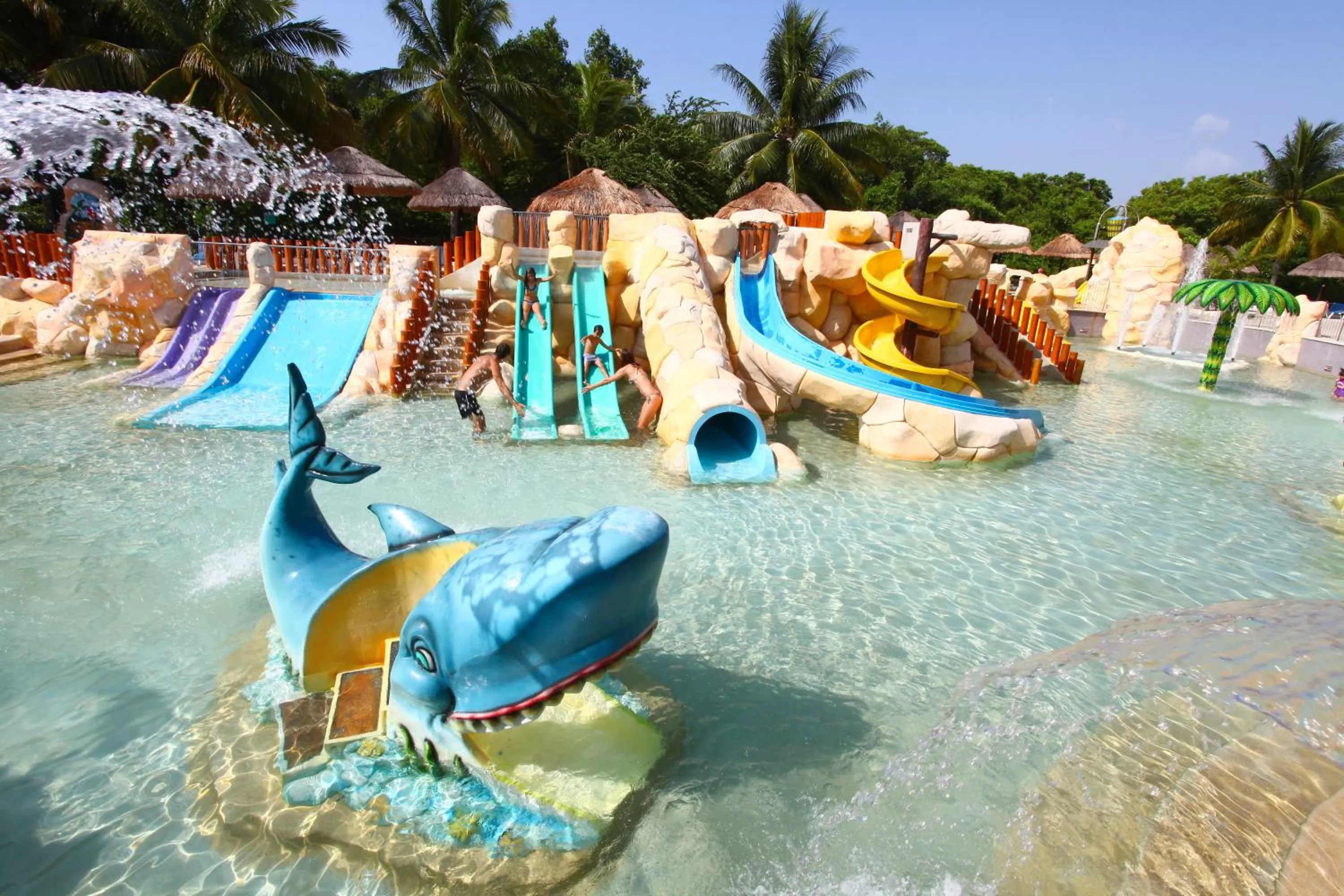 Aqua park in Sandos Caracol Nature Resort & Water Park All Inclusive