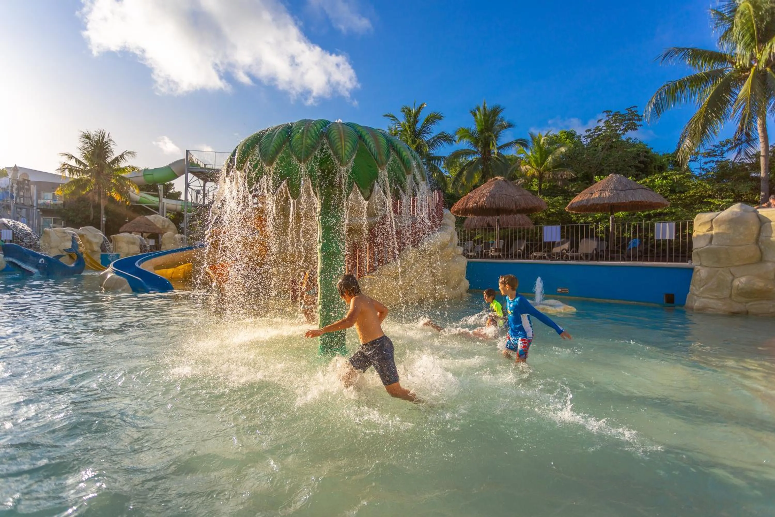 Aqua park in Sandos Caracol Nature Resort & Water Park All Inclusive