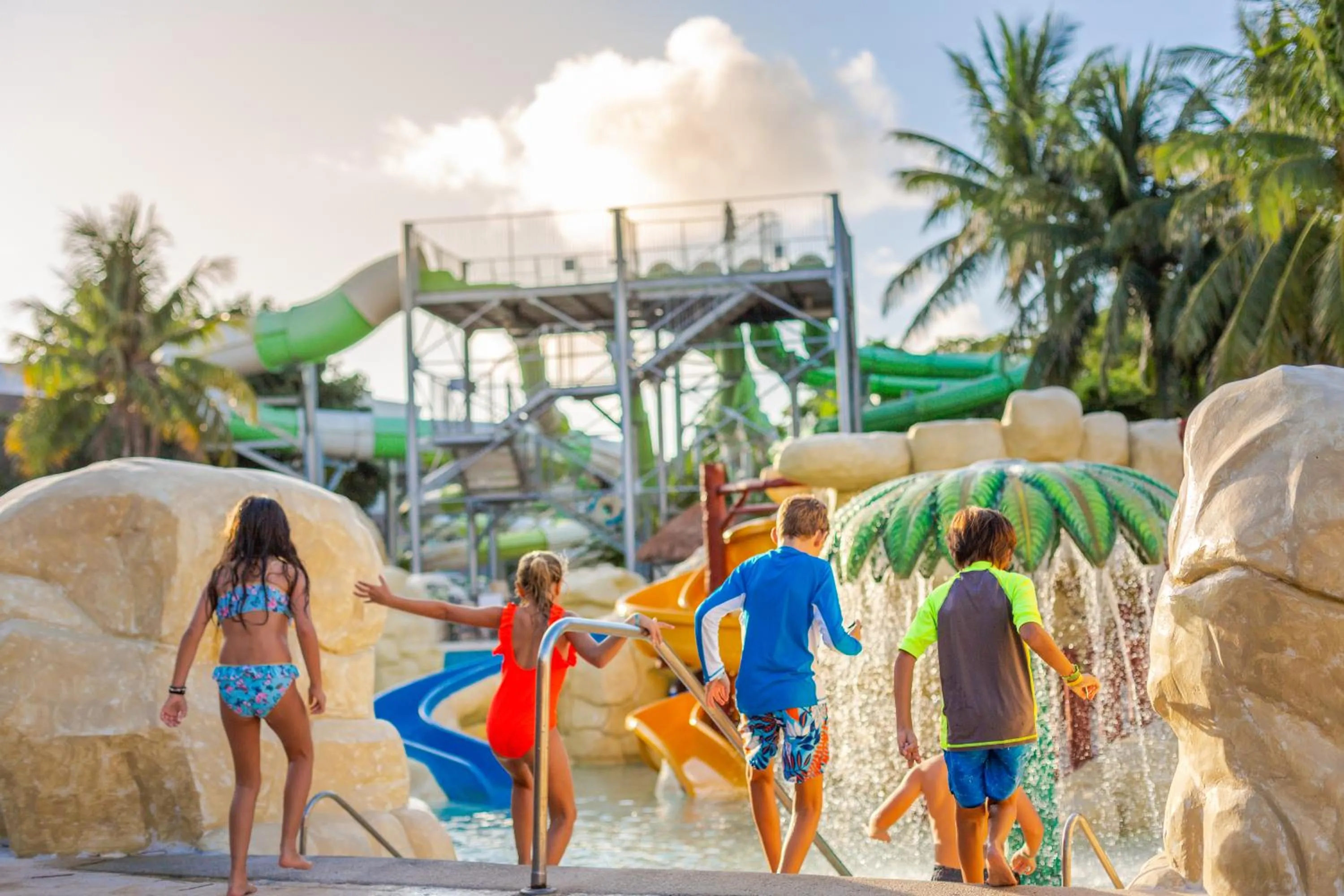 Aqua park in Sandos Caracol Nature Resort & Water Park All Inclusive
