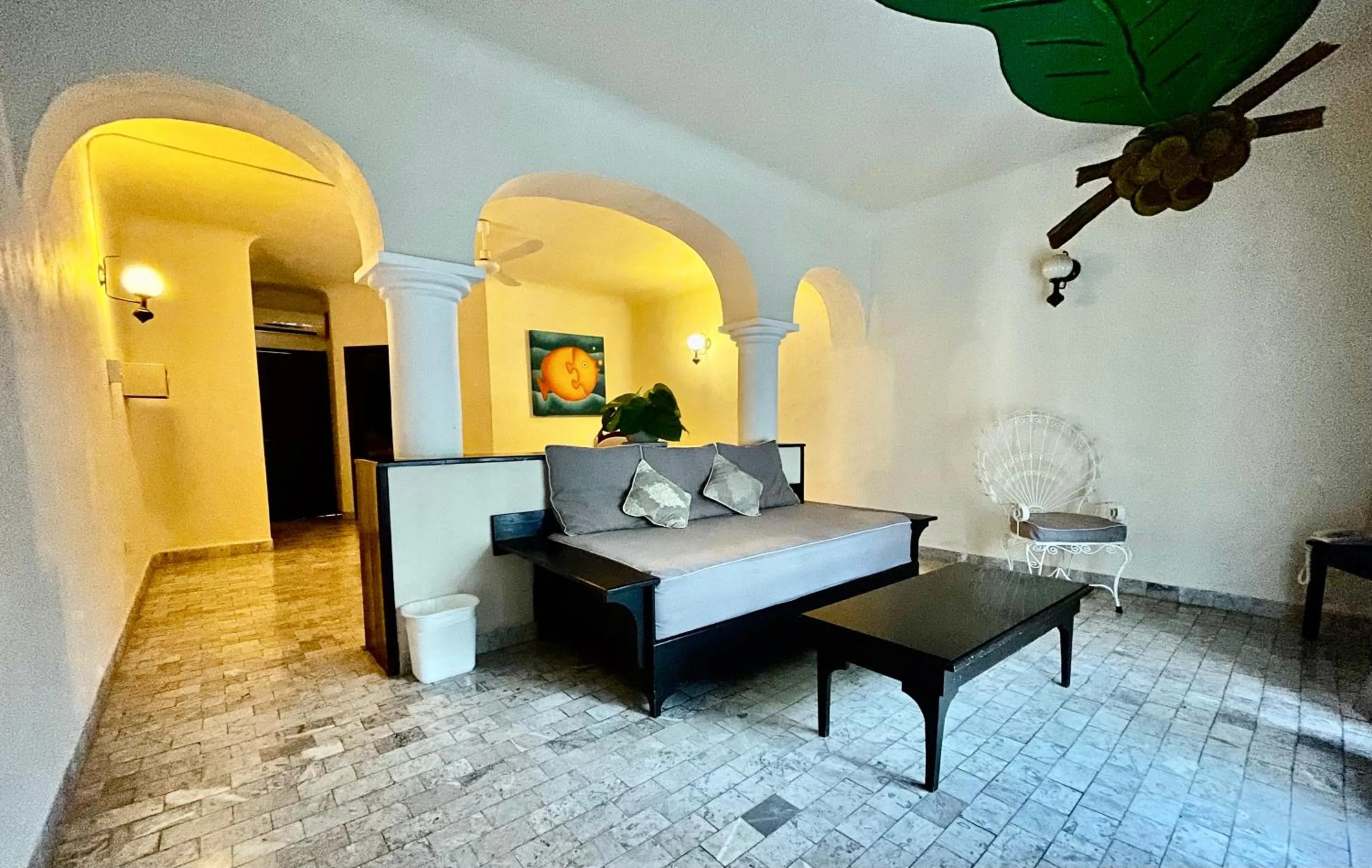 Seating area in Villablanca Garden Beach Hotel