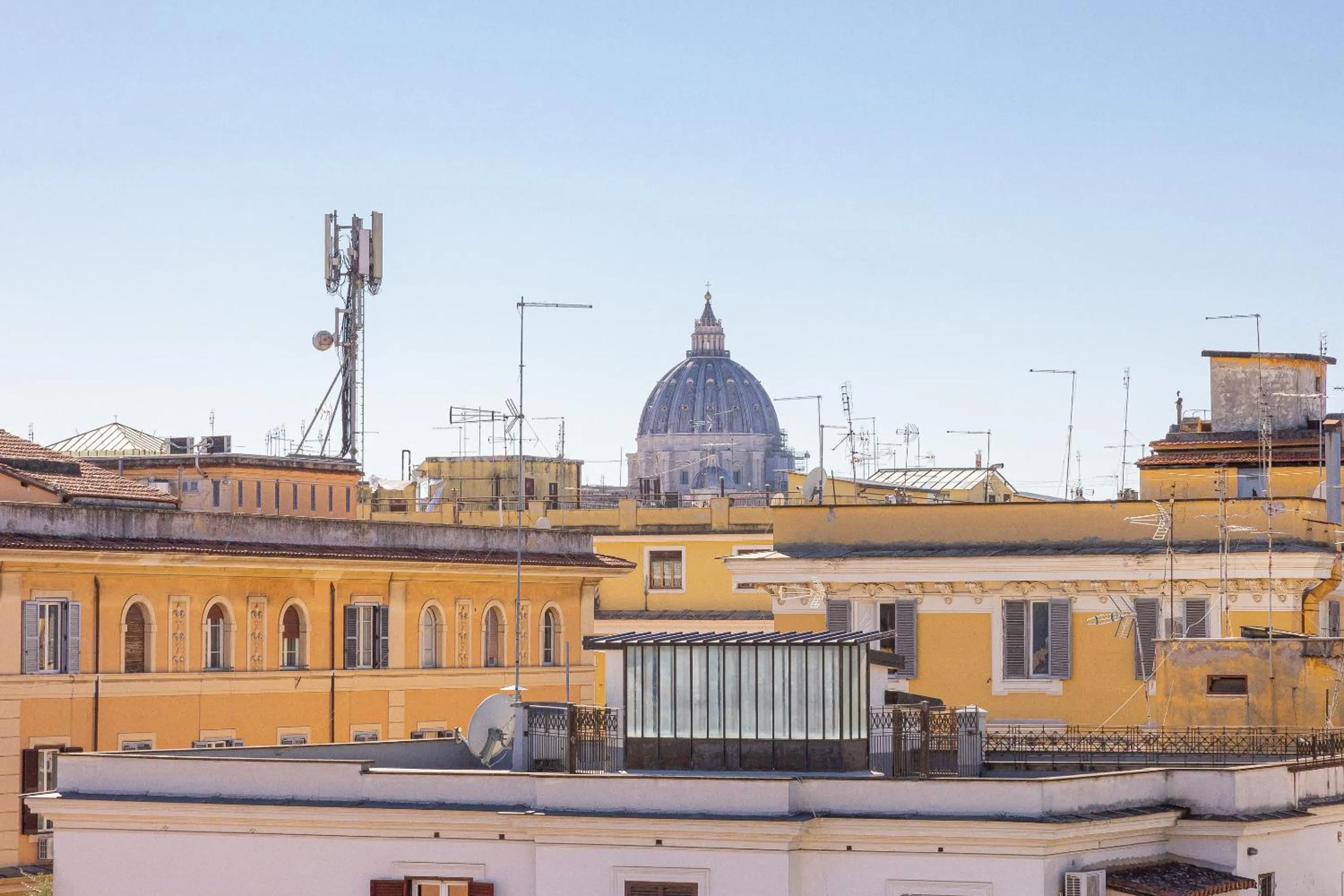 Property building in Giulio Cesare Penthouse Rental in Rome