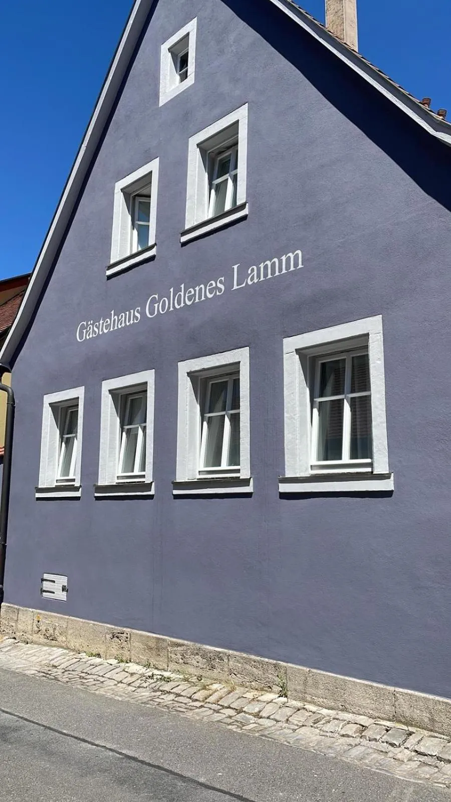 Property building in Gästehaus Goldenes Lamm