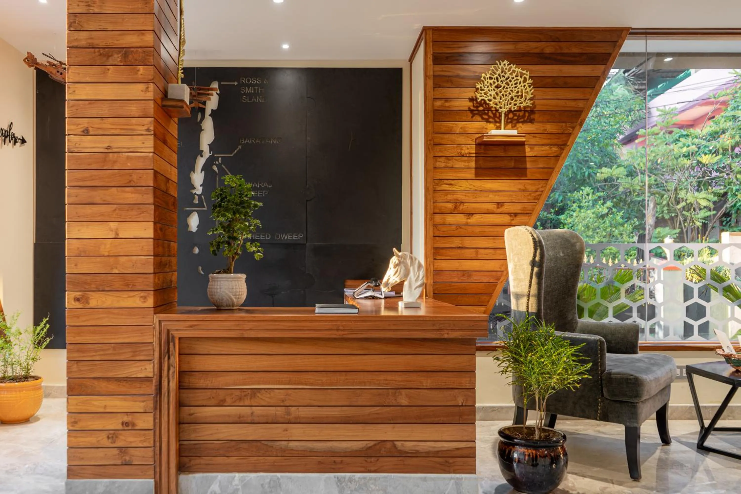 Lobby or reception in Coral Reef Hotel & Spa, Port Blair