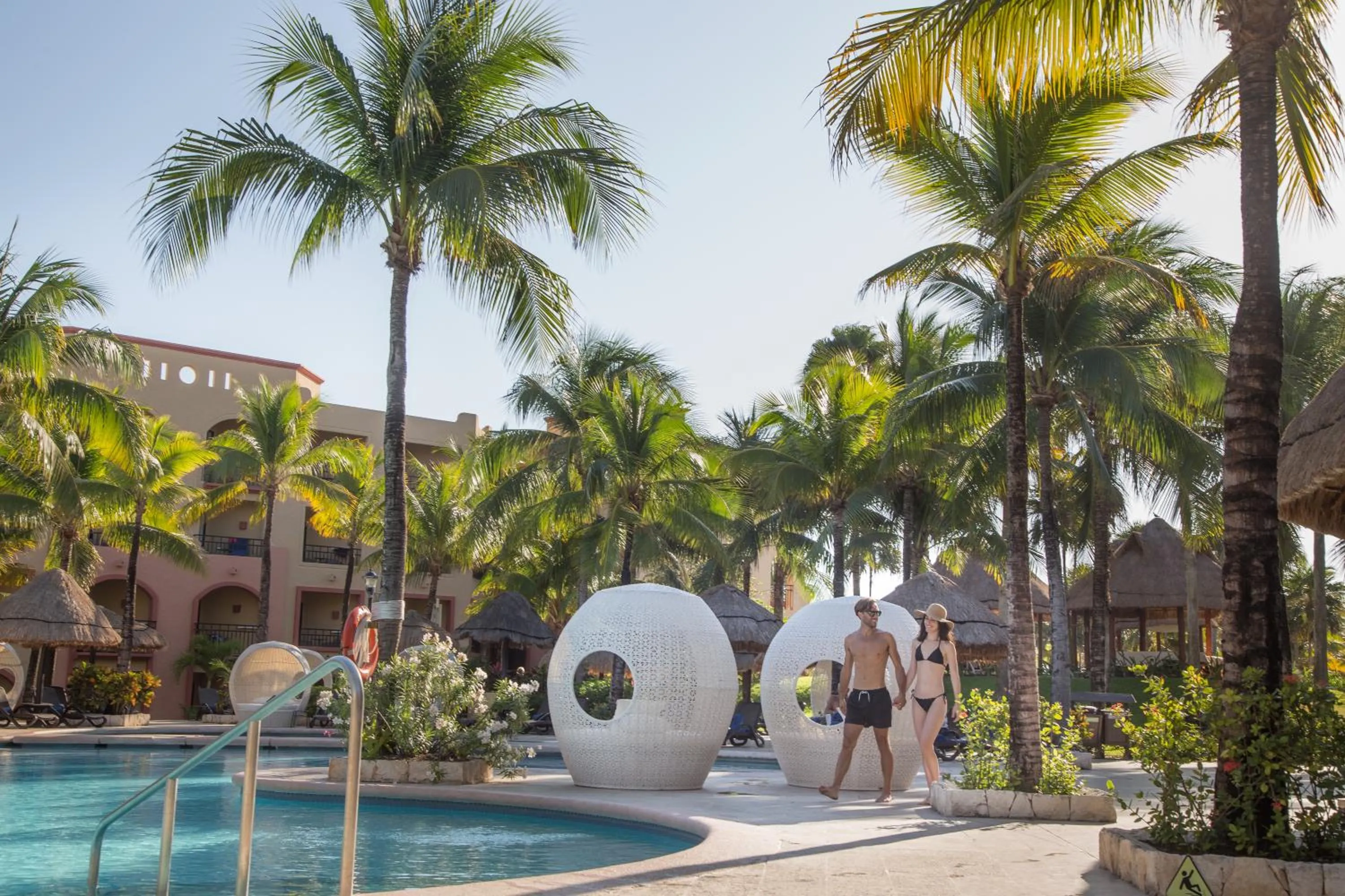 Swimming pool in Select Club at Sandos Playacar All Inclusive - Adults Only Area