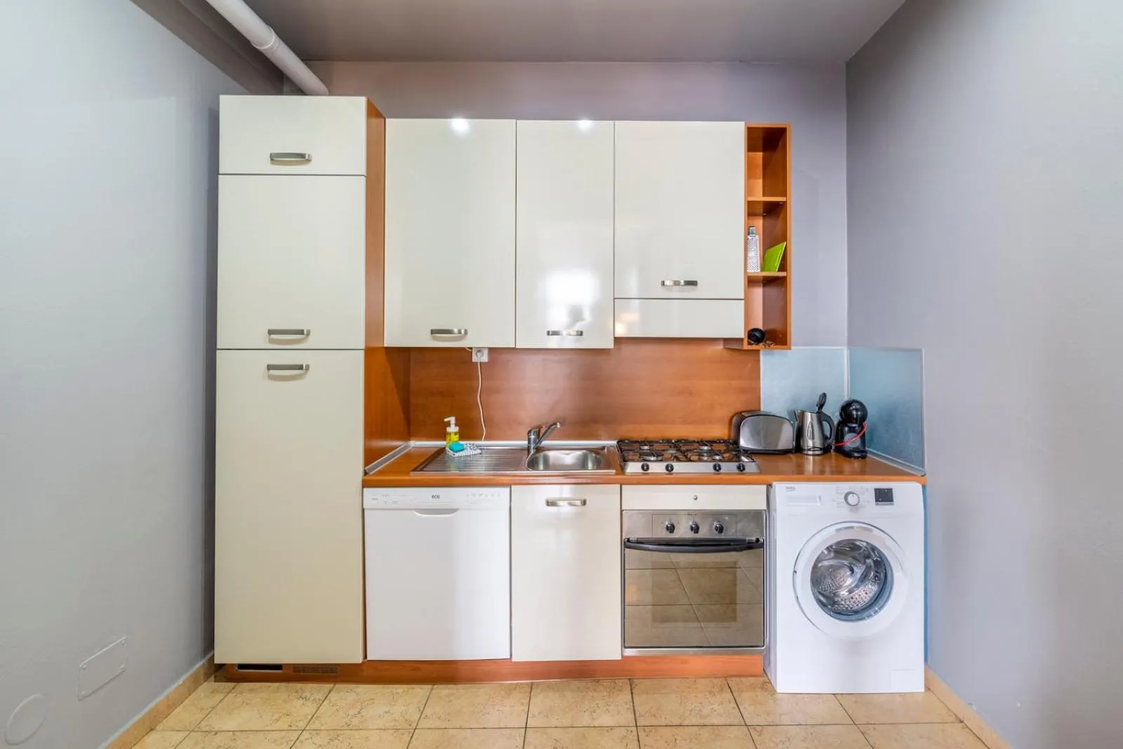 Kitchen or kitchenette in Janackovo - Riverside Residence