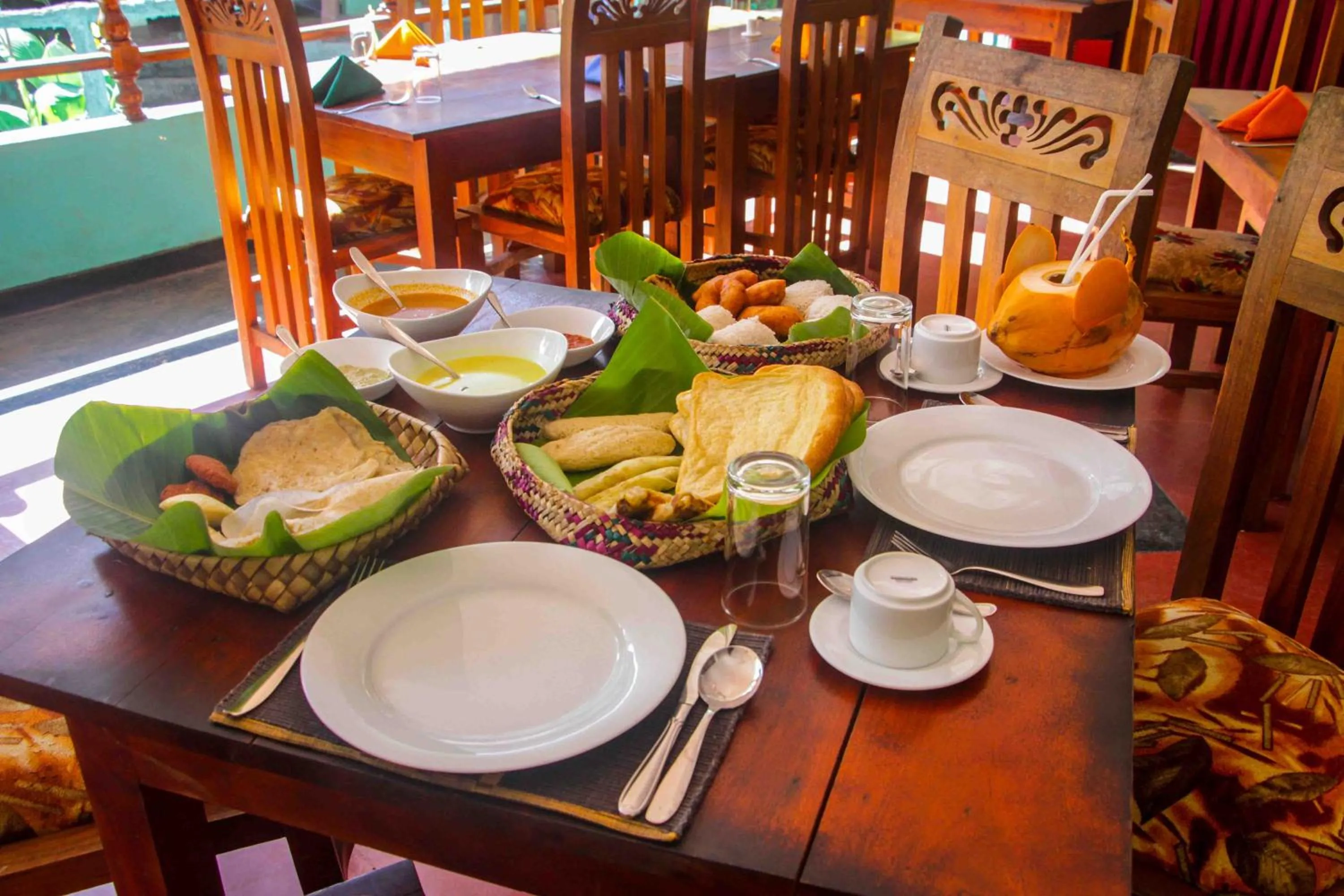 Breakfast in Hungry Lion Sigiriya