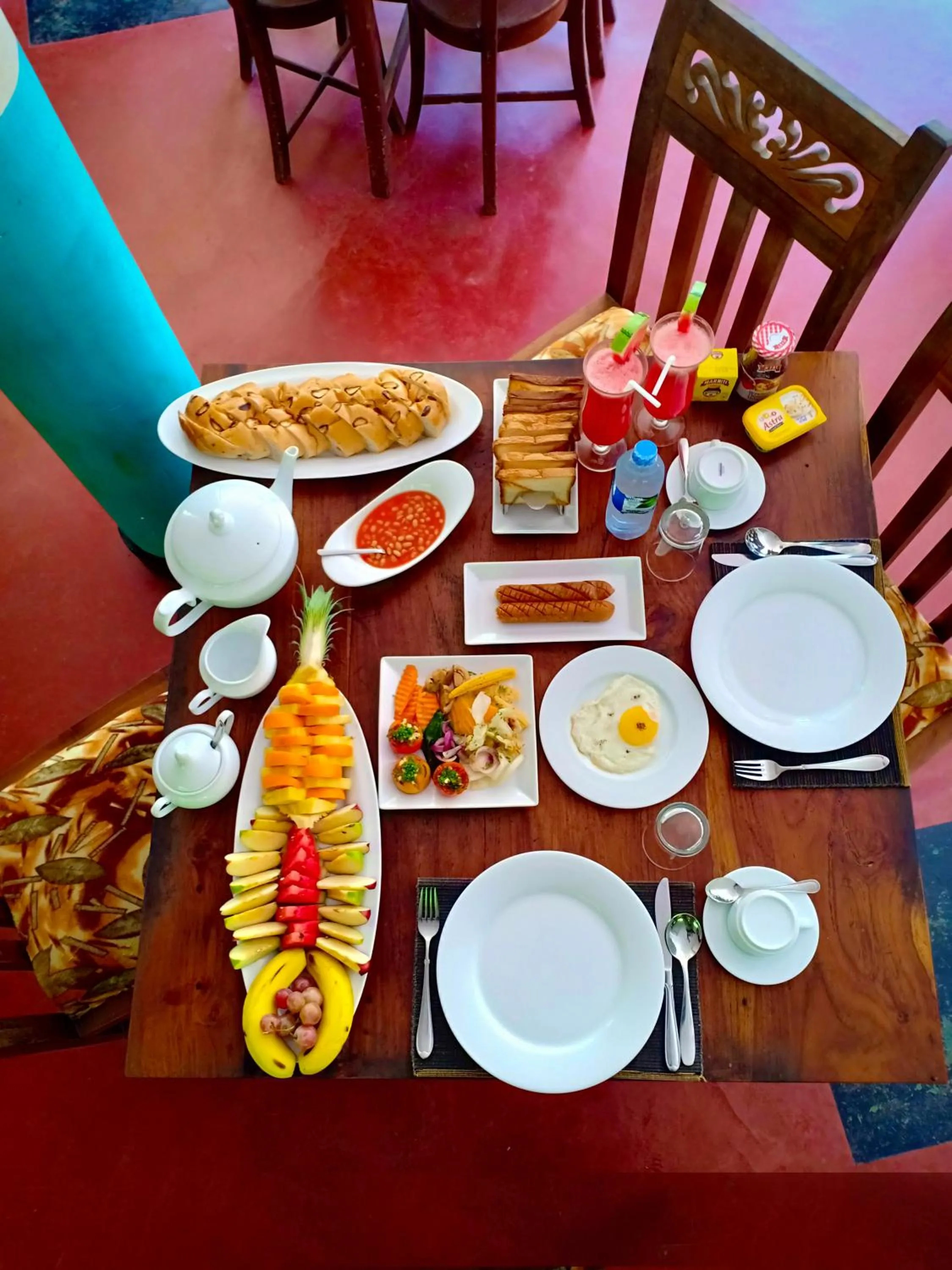 Breakfast in Hungry Lion Sigiriya